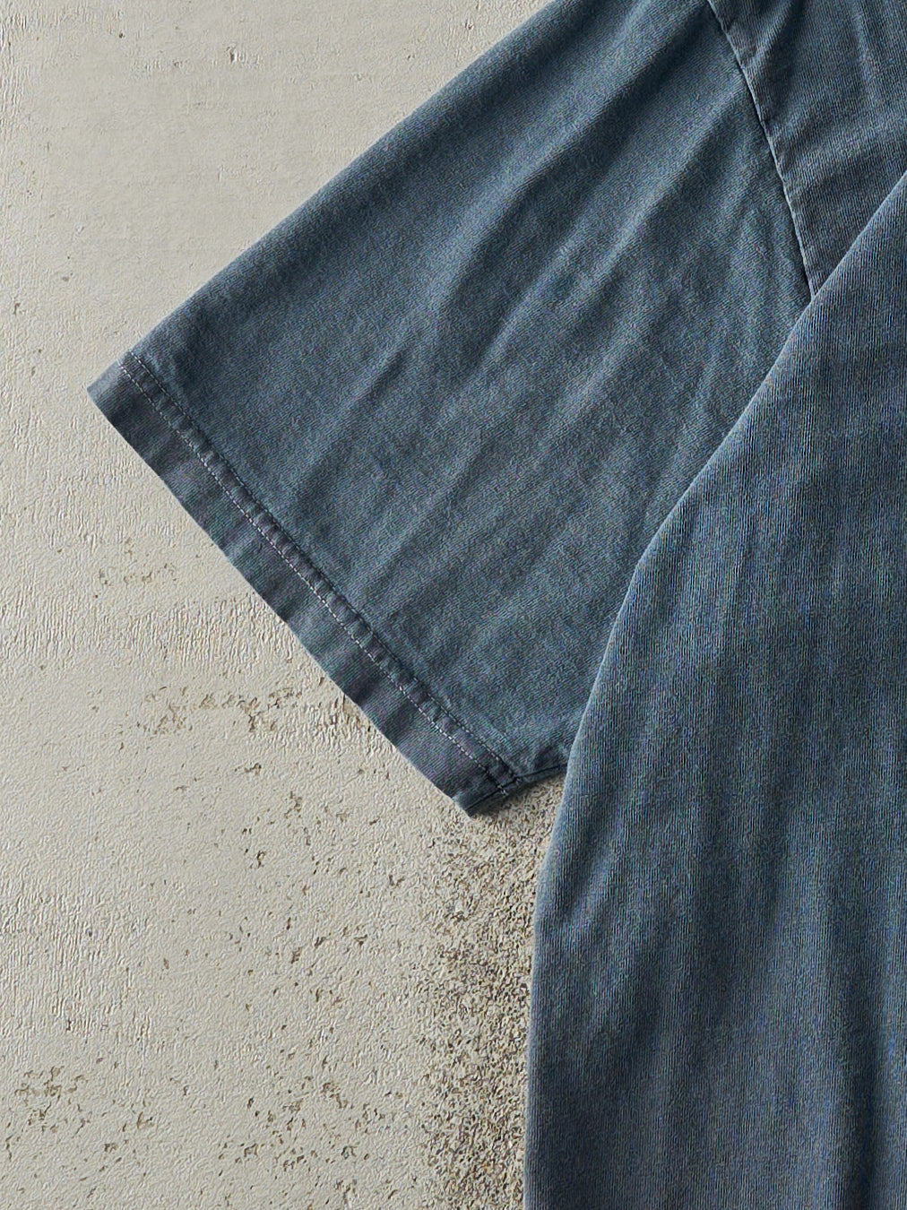 Vintage 90s Washed Slate Blue USW Union Tee (L)