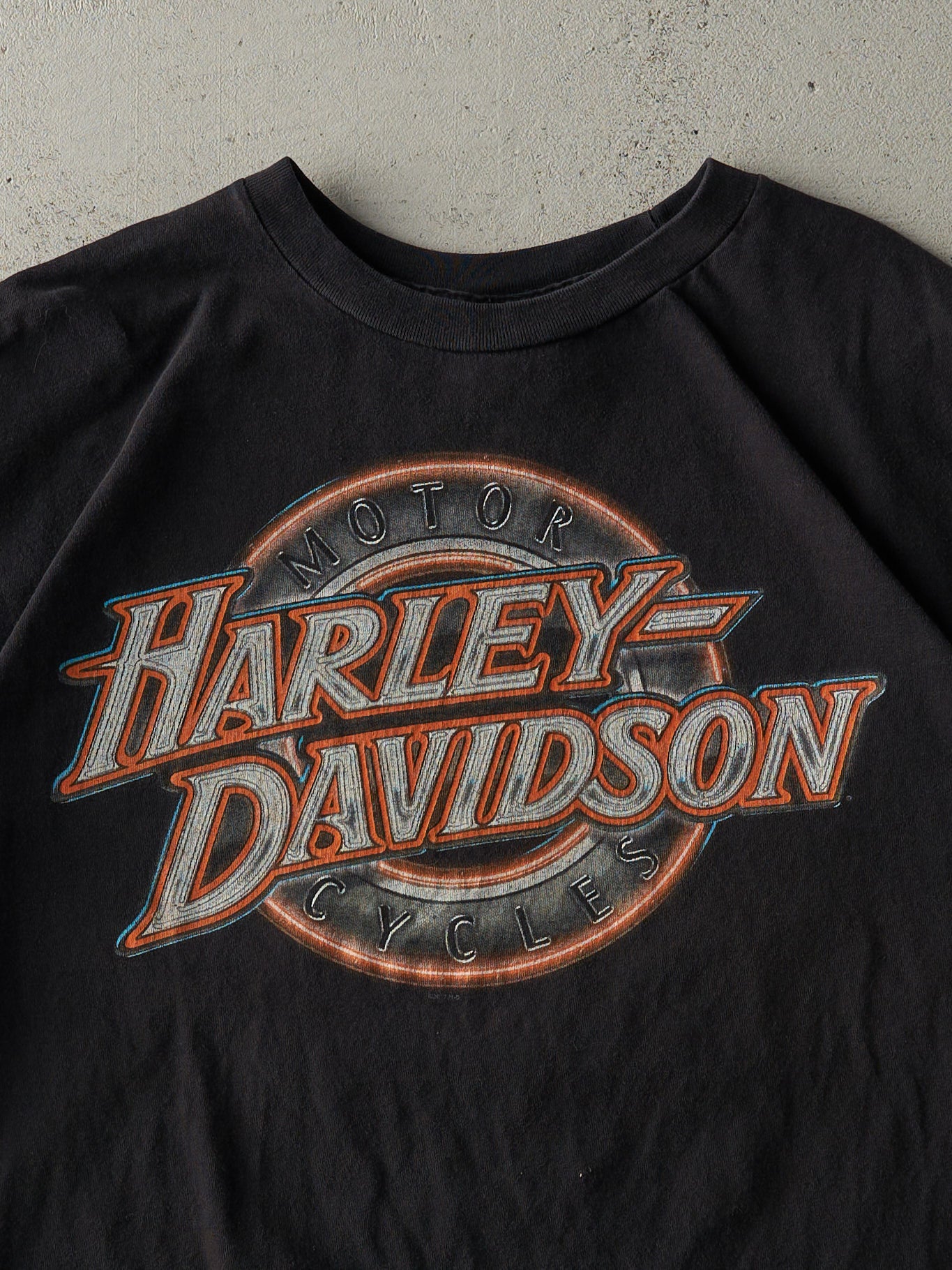 Vintage 12' Black Kokomo IN Harley Davidson Tee (XL)