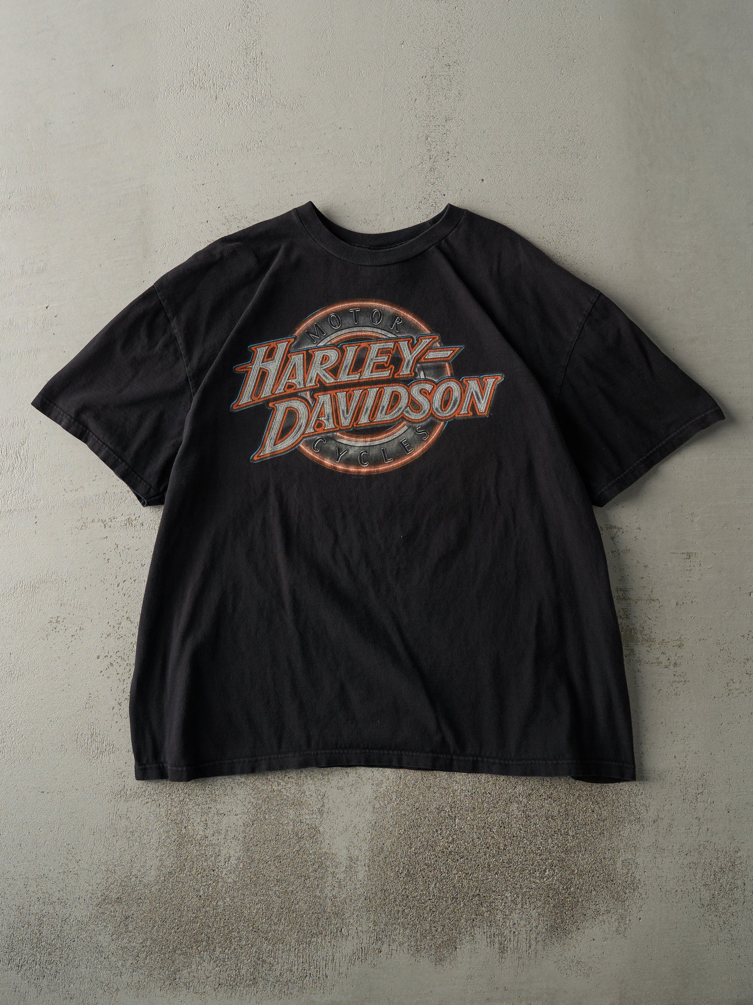 Vintage 12' Black Kokomo IN Harley Davidson Tee (XL)