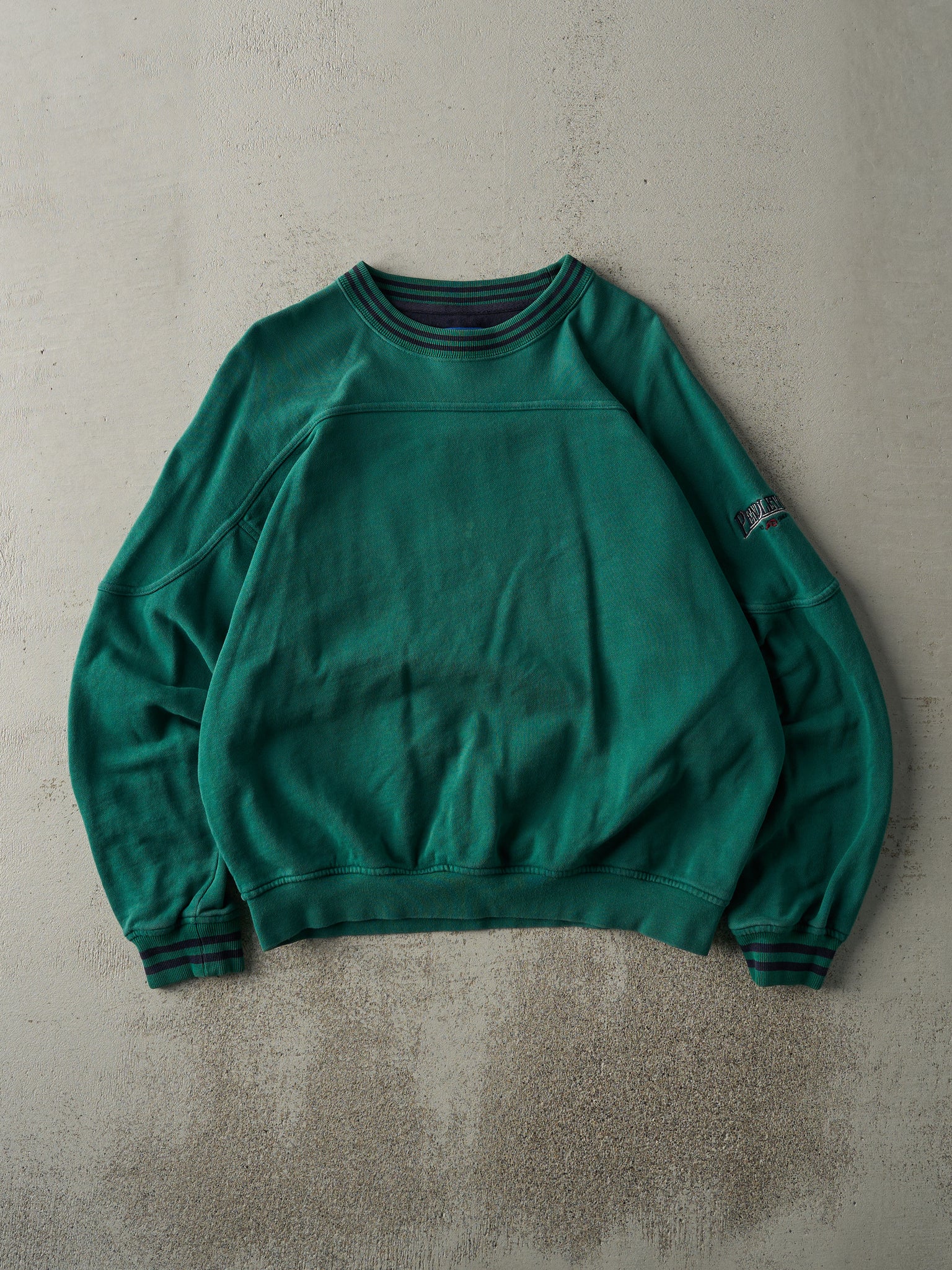 Vintage 90s Green Embroidered Pendleton Crewneck (L)