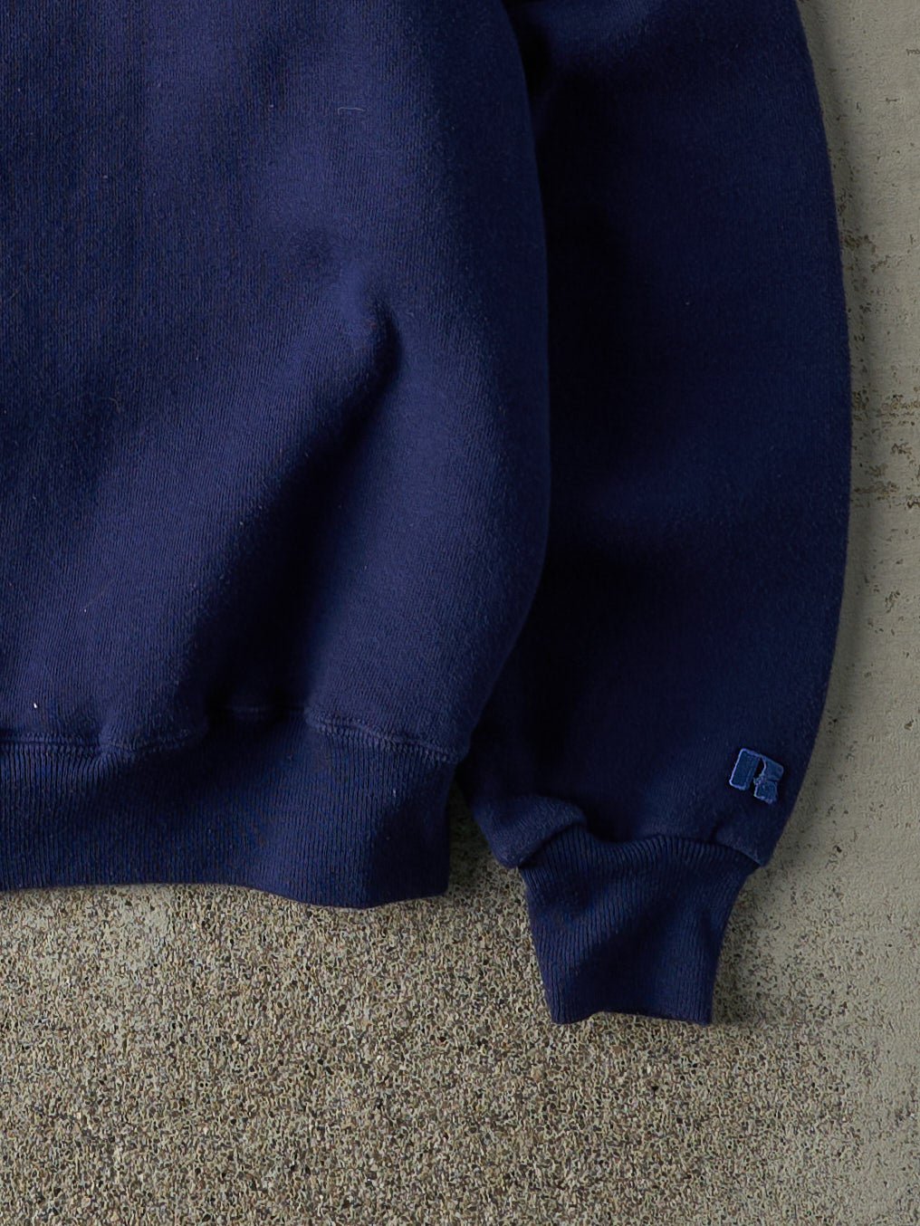 Vintage 70s Navy Blue Russell Sportswear Crewneck (M)