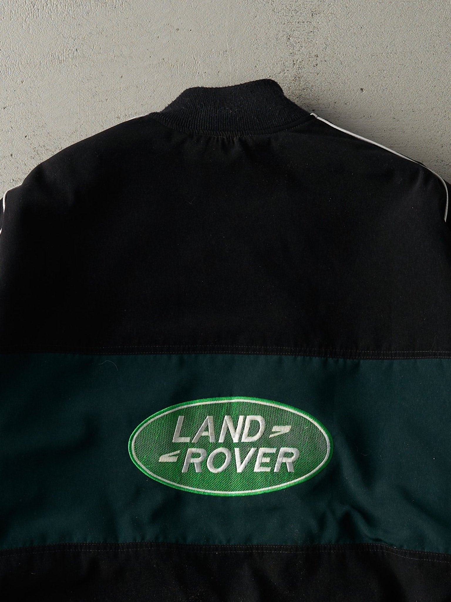 Vintage 80s Green & Black Land Rover Racing Jacket (XL