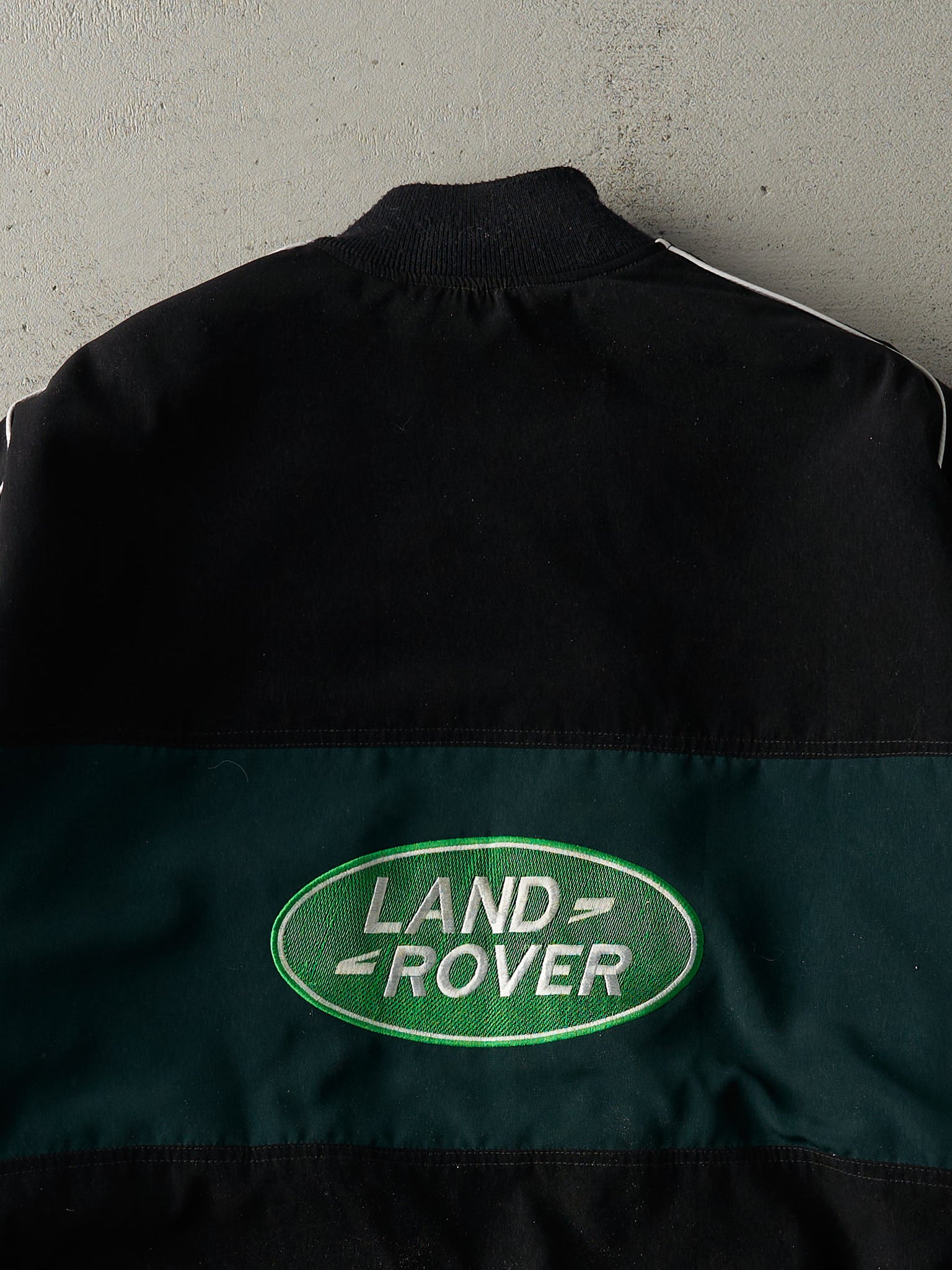 Vintage 80s Green & Black Land Rover Racing Jacket (XL)