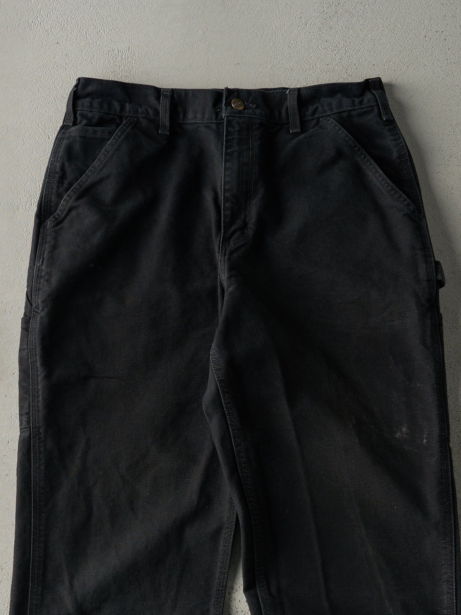 Vintage Y2K Black Carhartt Carpenter Pants (31.5x33.5)