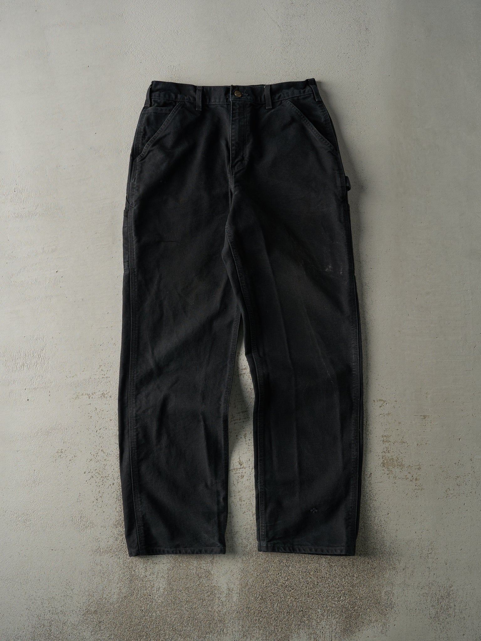 Vintage Y2K Black Carhartt Carpenter Pants (31.5x33.5)