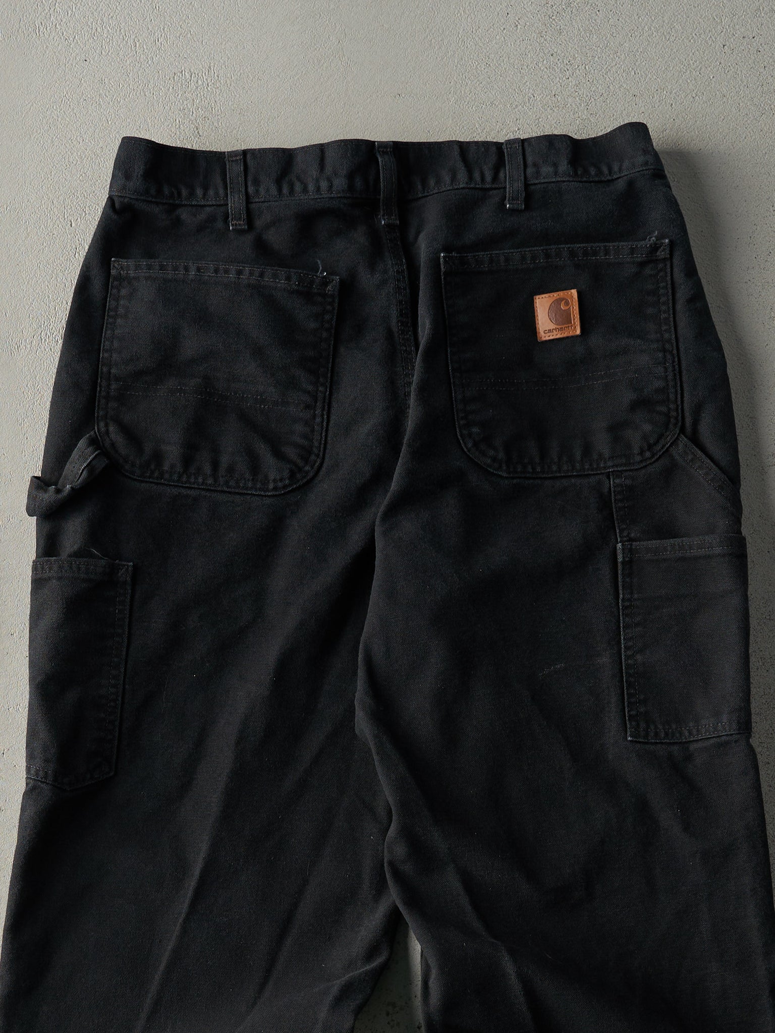 Vintage Y2K Black Carhartt Carpenter Pants (31.5x33.5)