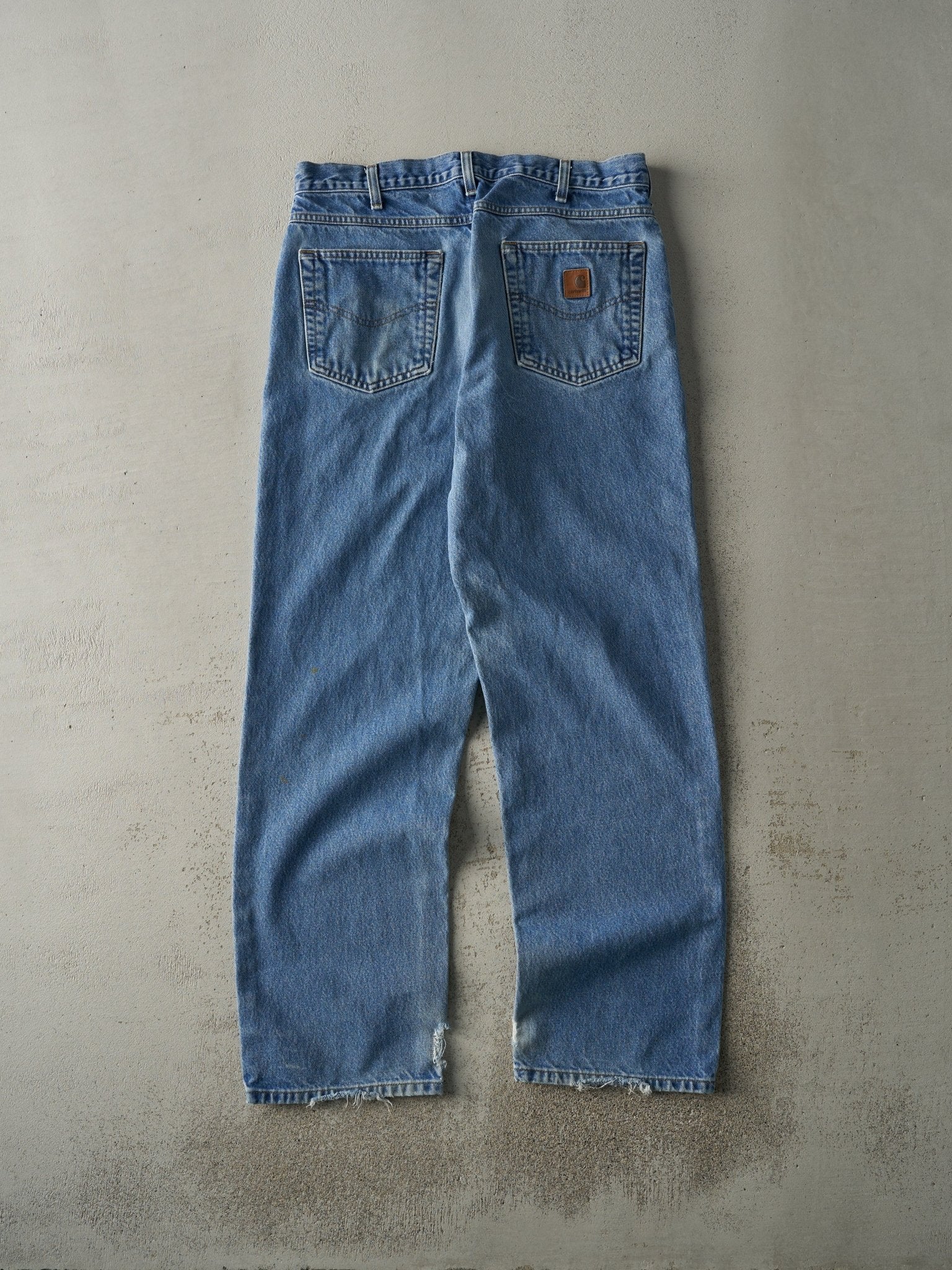 Vintage Y2K Mid Wash Carhartt Jeans (34x33.5)