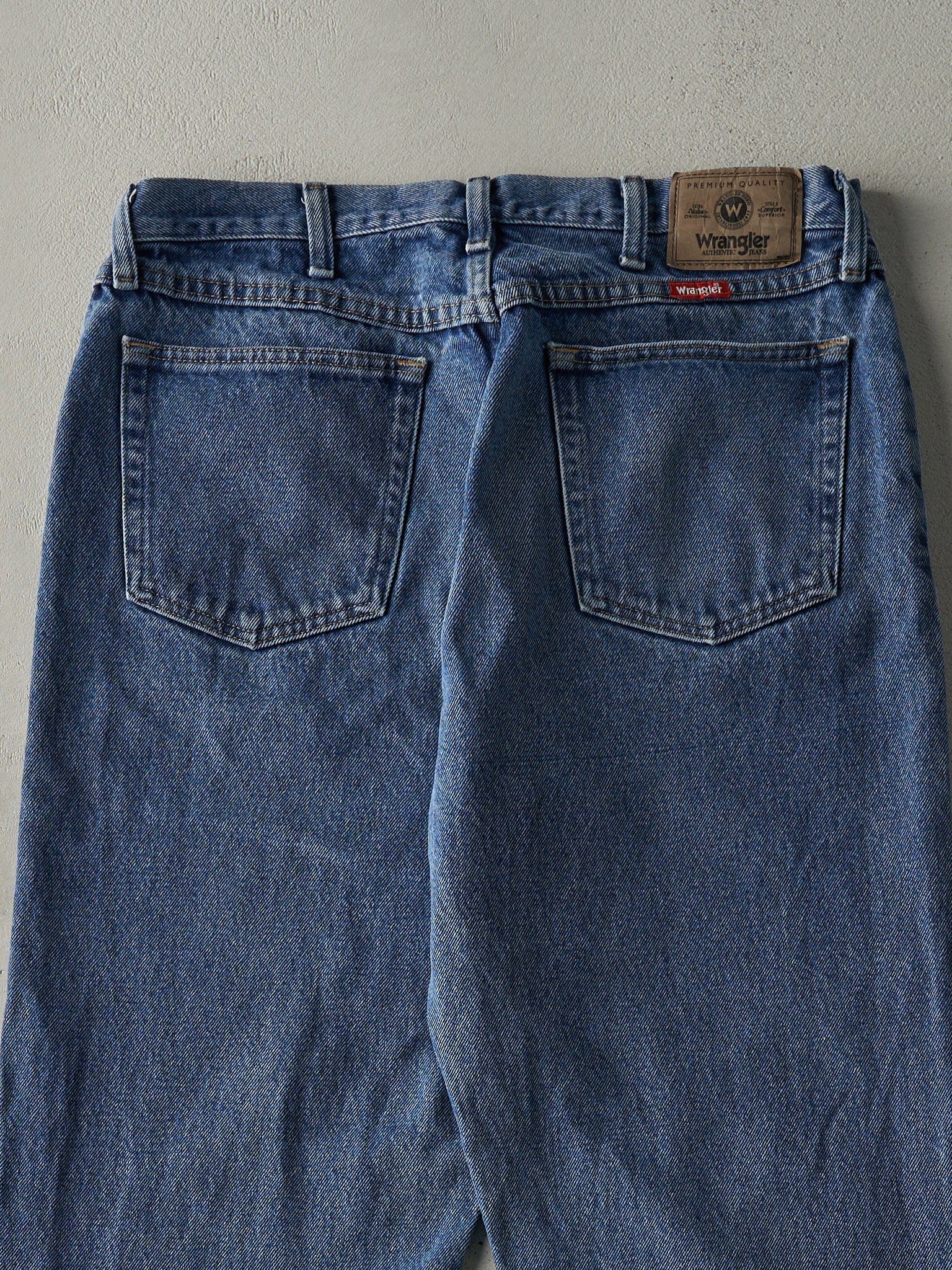 Vintage 90s Dark Wash Wrangler Jeans (34x33.5)