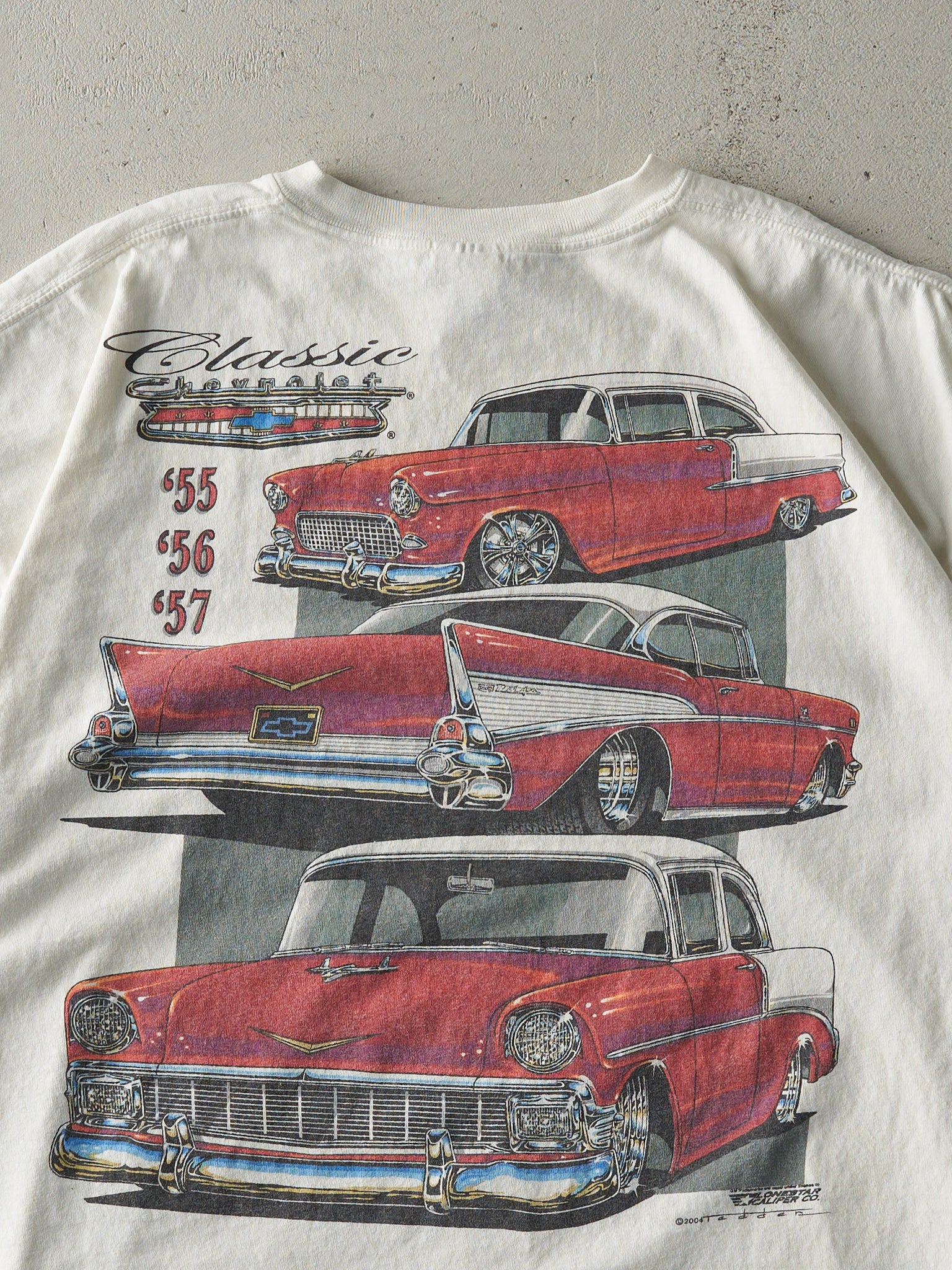 Vintage 04' White Classic Chevrolet Tee (L/XL)