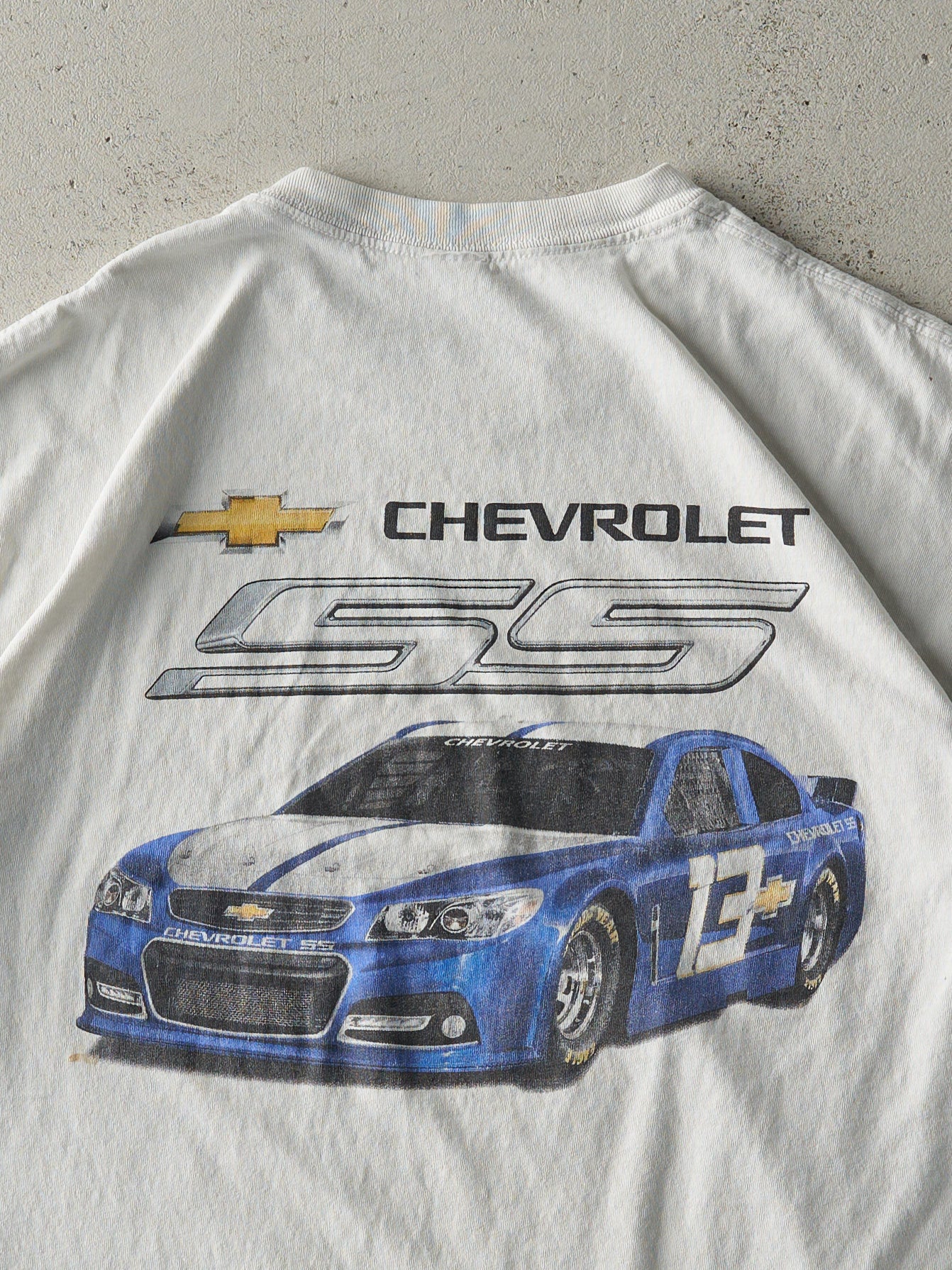 Vintage Y2K White Chevrolet SS Tee (M/L)