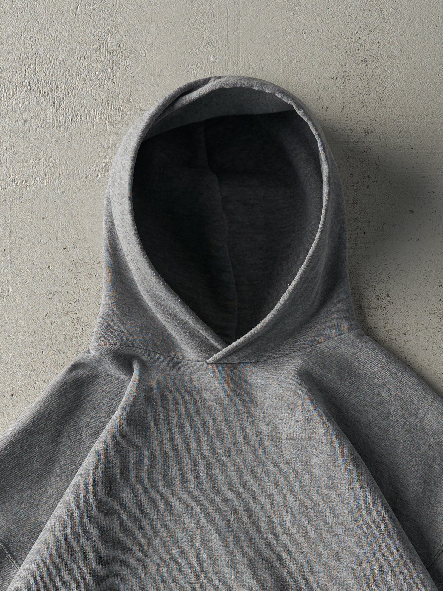 Vintage 90s Grey Russell Athletic Blank Hoodie (L)