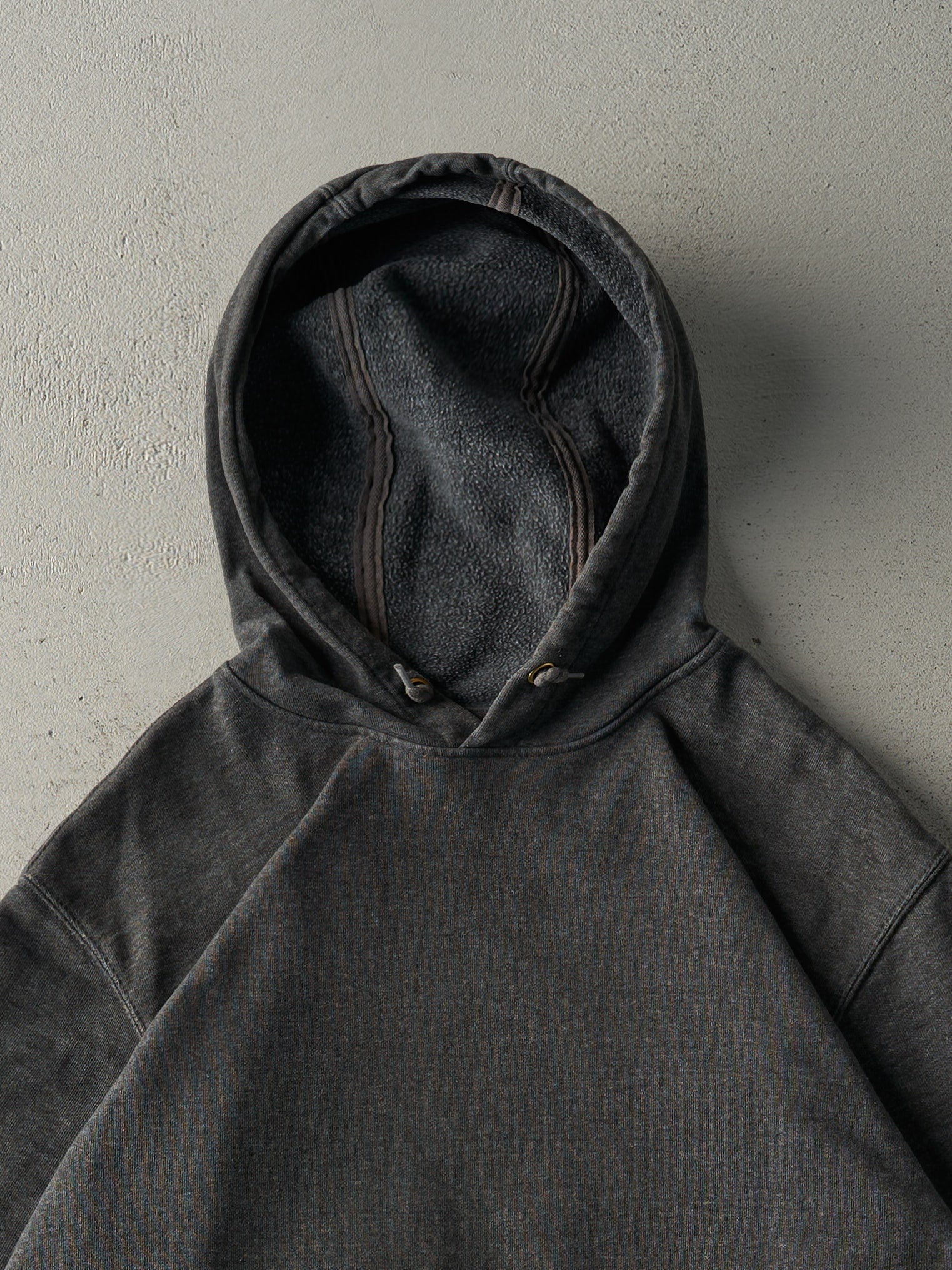 Vintage Y2K Charcoal Grey Carhartt Hoodie (L)