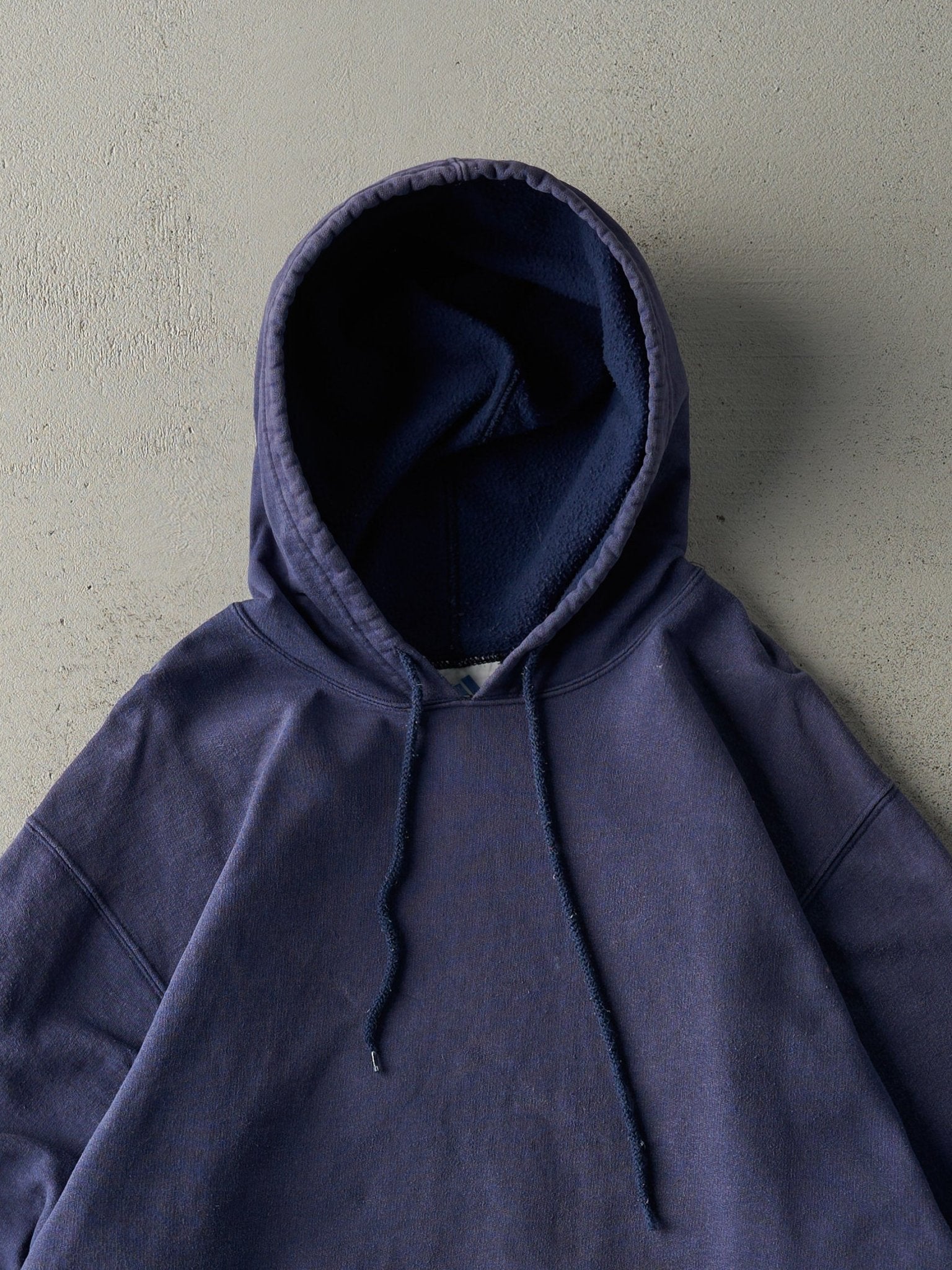 Vintage 90s Navy Blue Adidas Embroidered Hoodie (L)