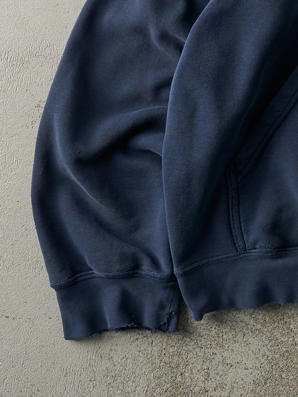 Vintage Y2K Navy Blue Embroidered Nike Swoosh Hoodie (XL/XXL)