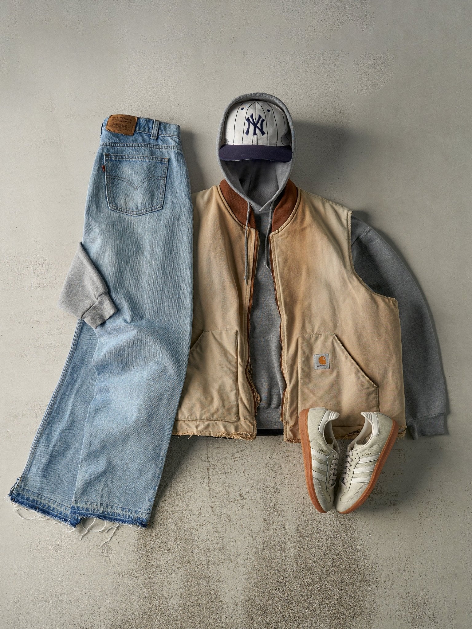 Vintage 80s Light Wash Levi's 634 Orange Tab Jeans (34x32)