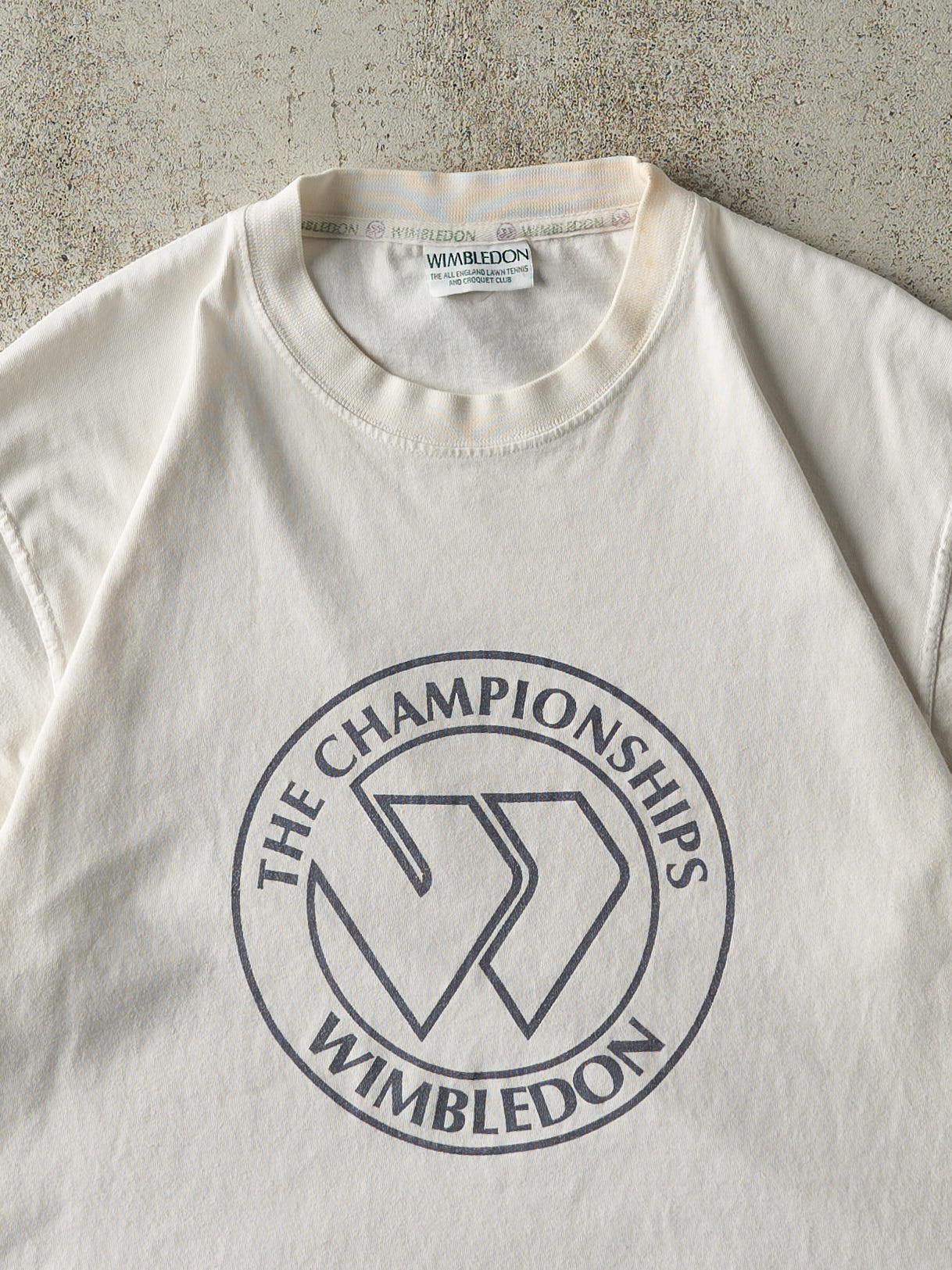 Vintage Y2K White Wimbledon Tee (M)