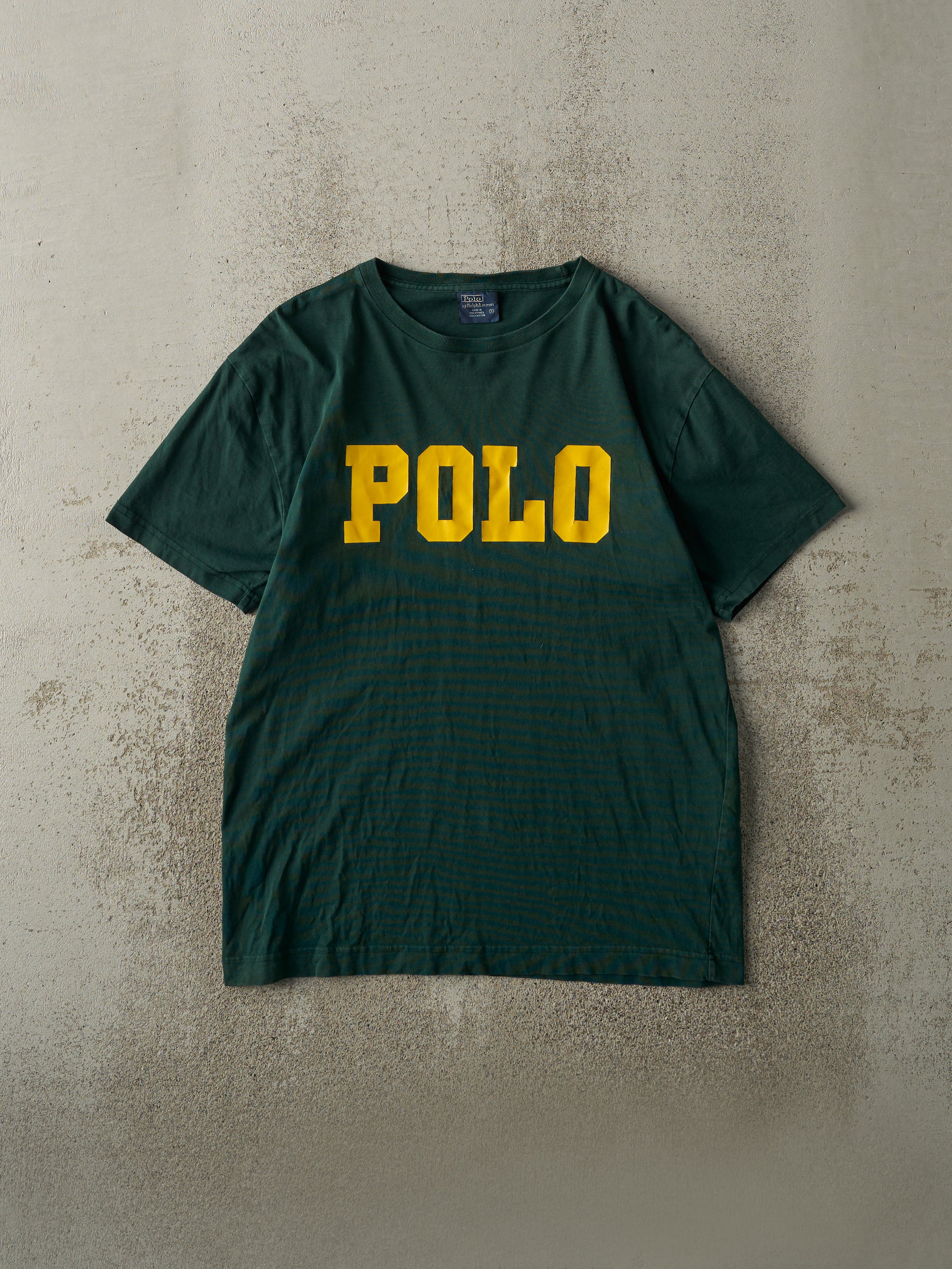 Vintage Y2K Green Polo Logo Tee (S)