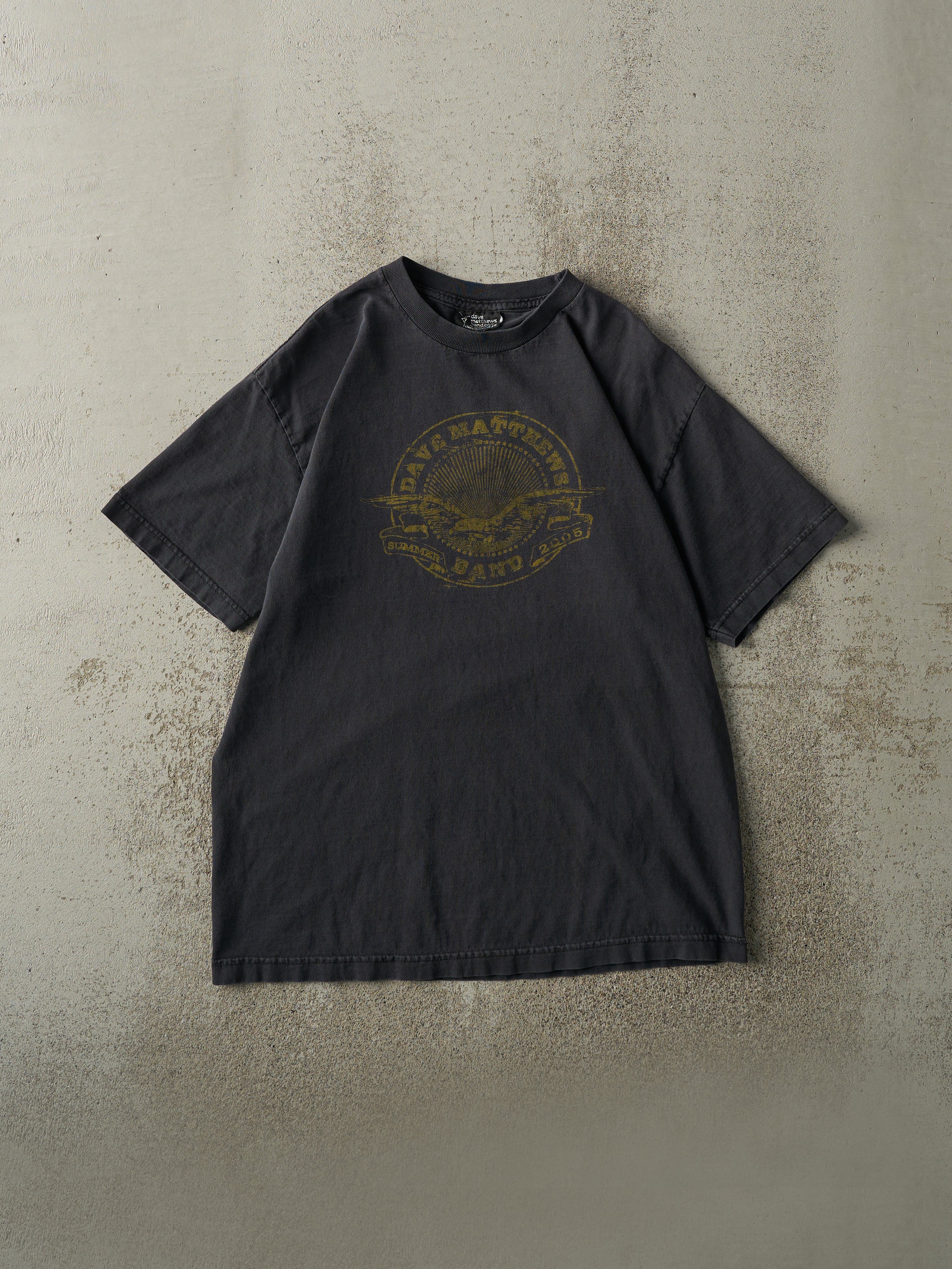 Vintage 05' Faded Black Dave Matthews Band Summer Tour Tee (M)