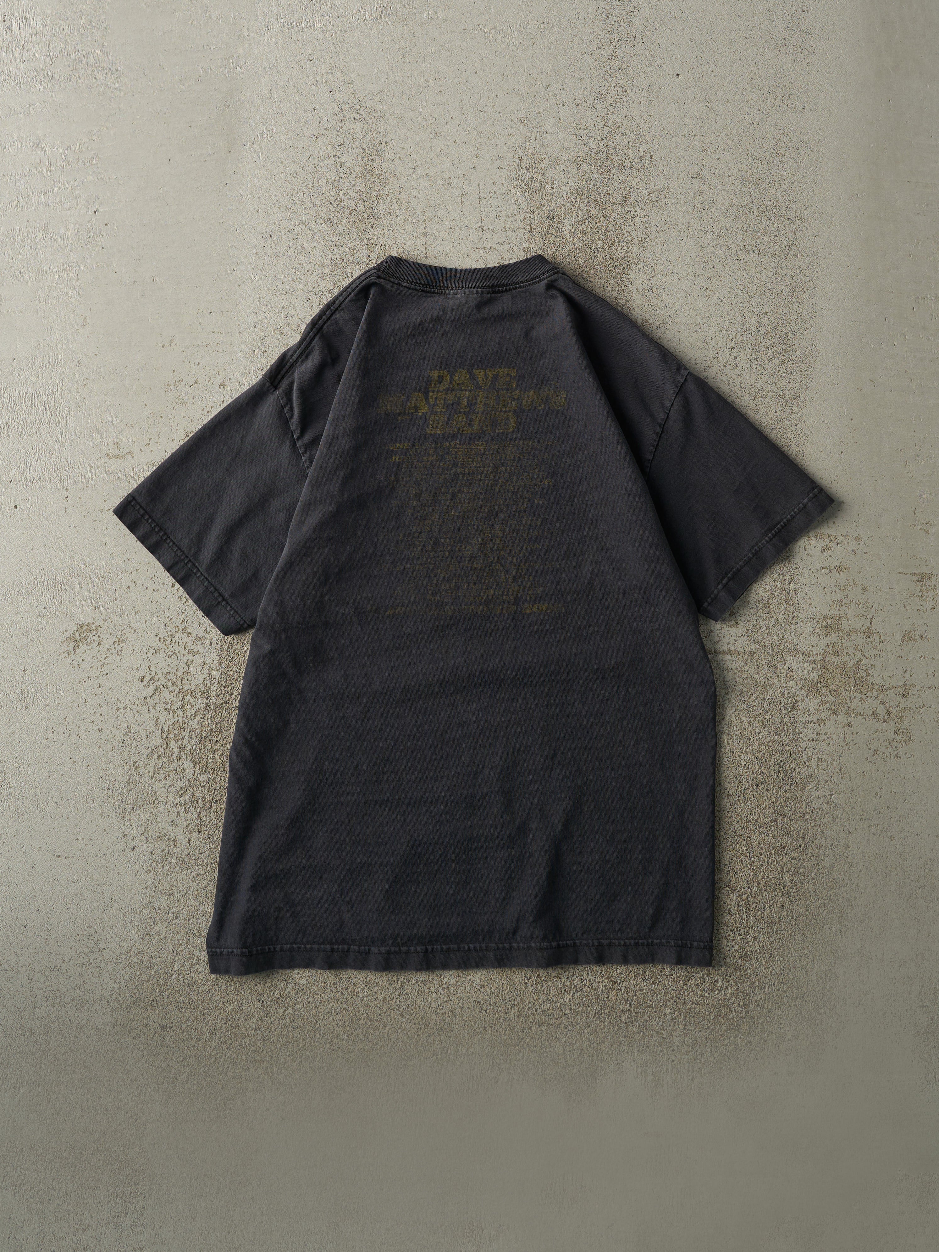 Vintage 05' Faded Black Dave Matthews Band Summer Tour Tee (M)