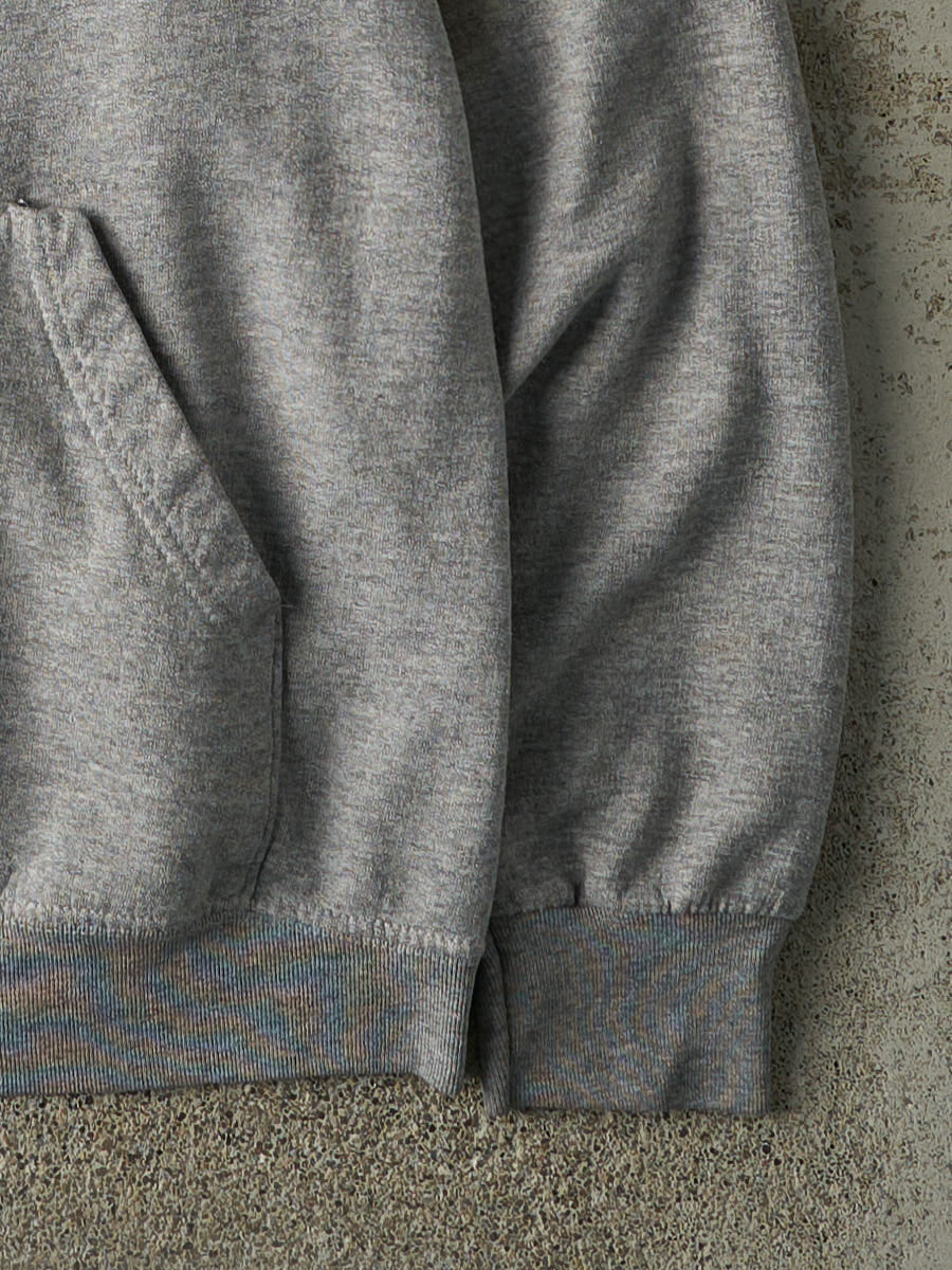 Vintage 07' Grey Ohio State Buckeyes Football Lightweight Hoodie (M)