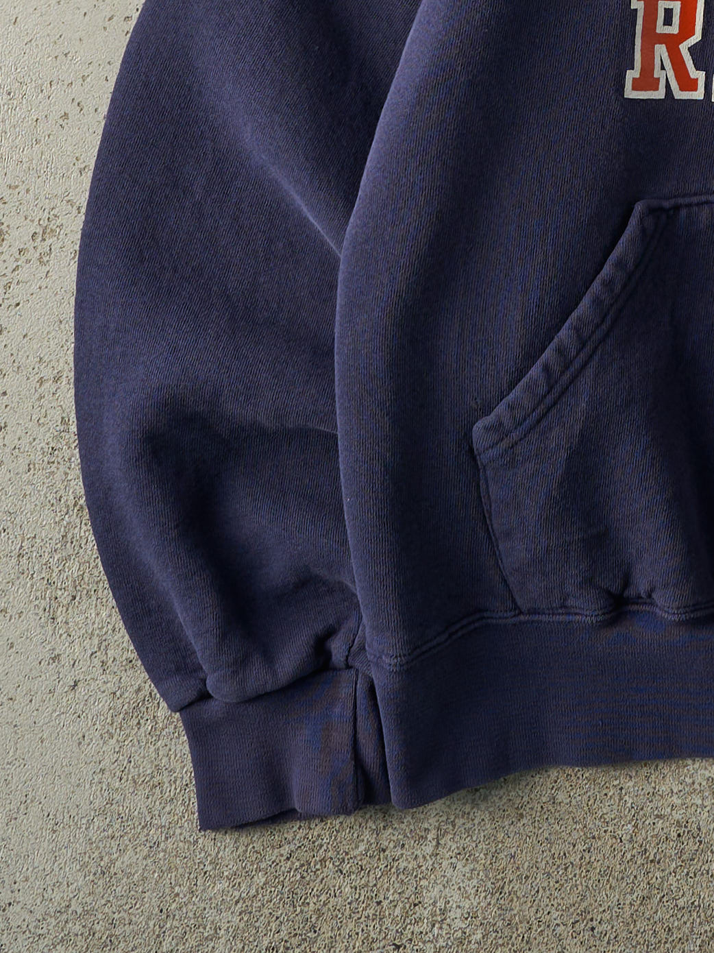 Vintage 90s Navy Blue Walpole Rebels Hoodie (M)