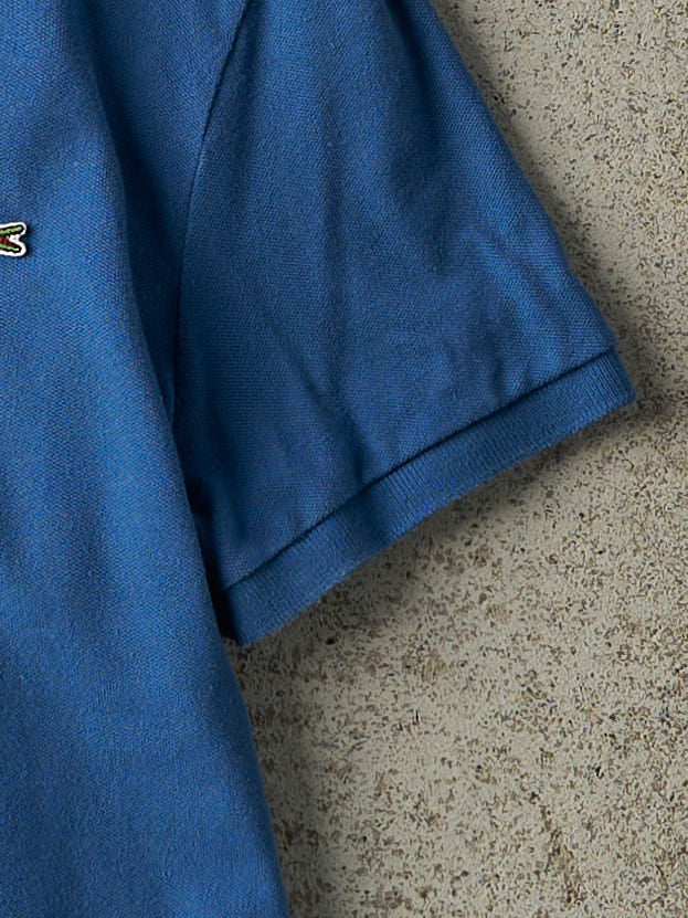 Vintage 90s Blue Lacoste Quarter Button Shirt (XS/S)