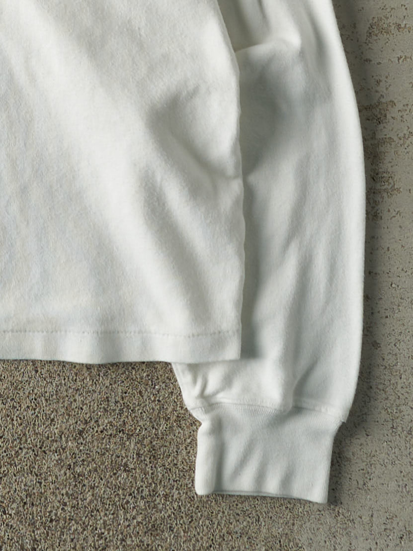 Vintage 90s White Ralph Lauren Turtleneck Long Sleeve (S/M)