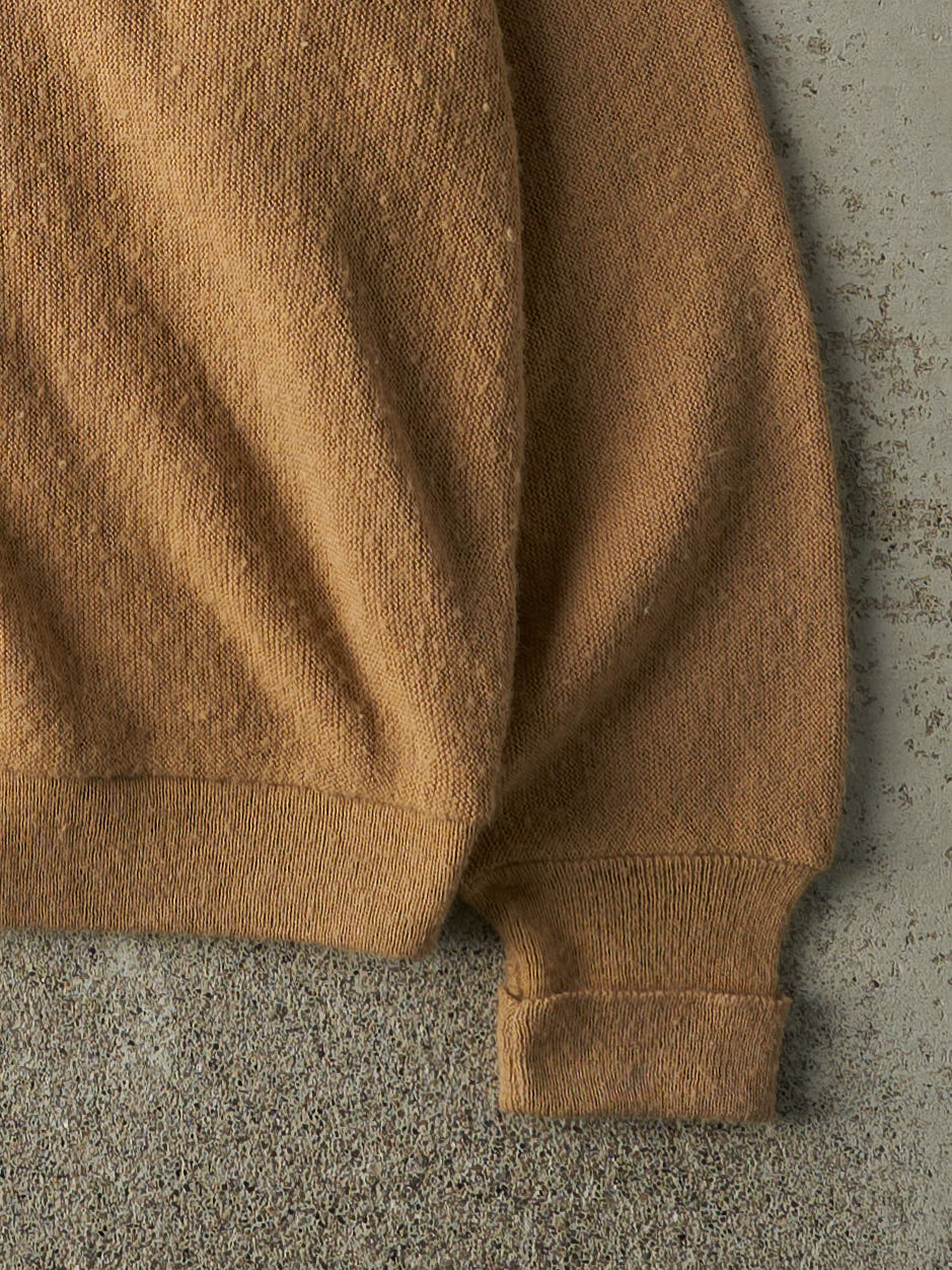 Vintage 80s Beige Izod Lacoste Knit Cardigan (M/L)