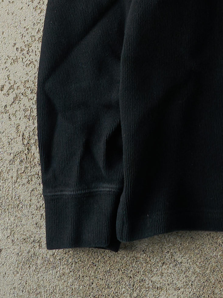 Vintage Y2K Black Polo Ralph Lauren Quarter Zip Knit (S)