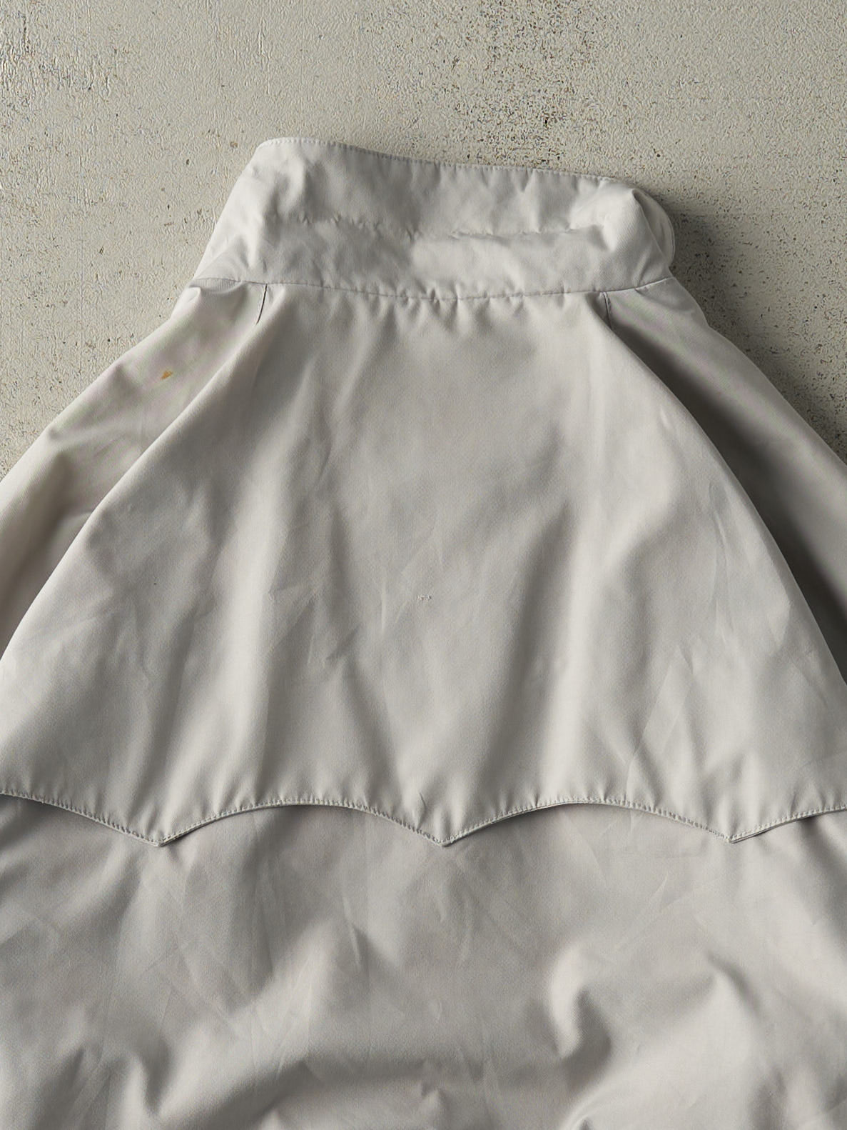 Vintage 90s Grey Lands End Harrington Jacket (L/XL)
