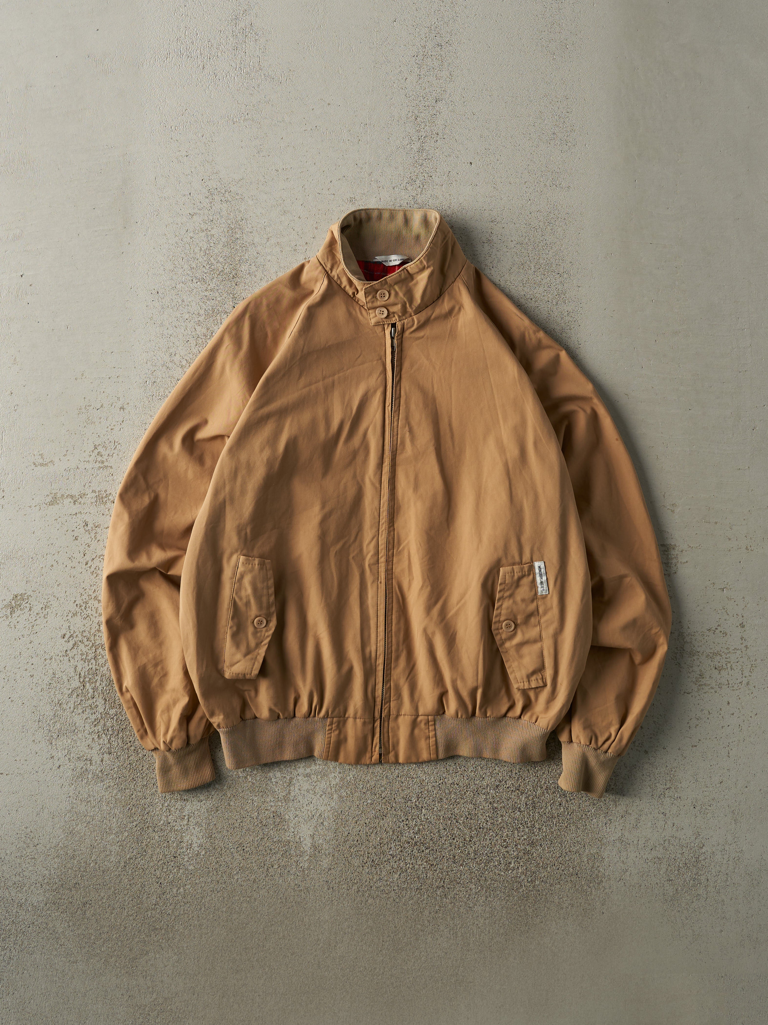 Vintage 90s Beige Harrington Jacket (L/XL)