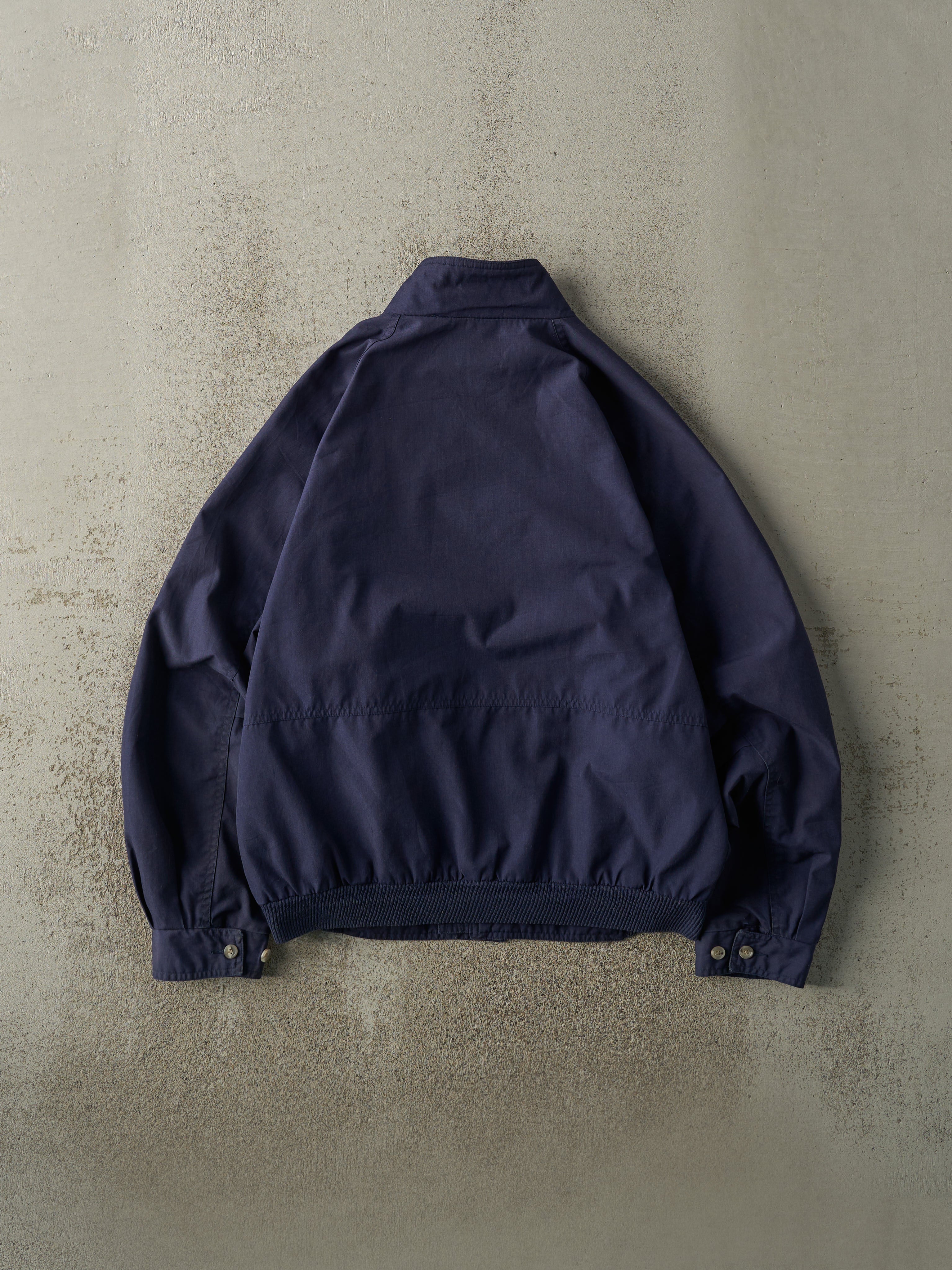 Vintage 90s Navy Blue Eddie Bauer Harrington Jacket (S/M)
