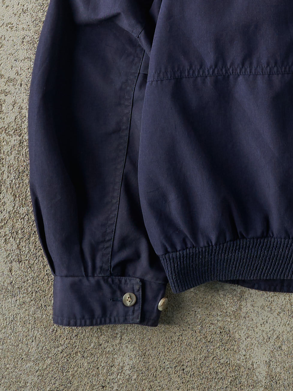 Vintage 90s Navy Blue Eddie Bauer Harrington Jacket (S/M)