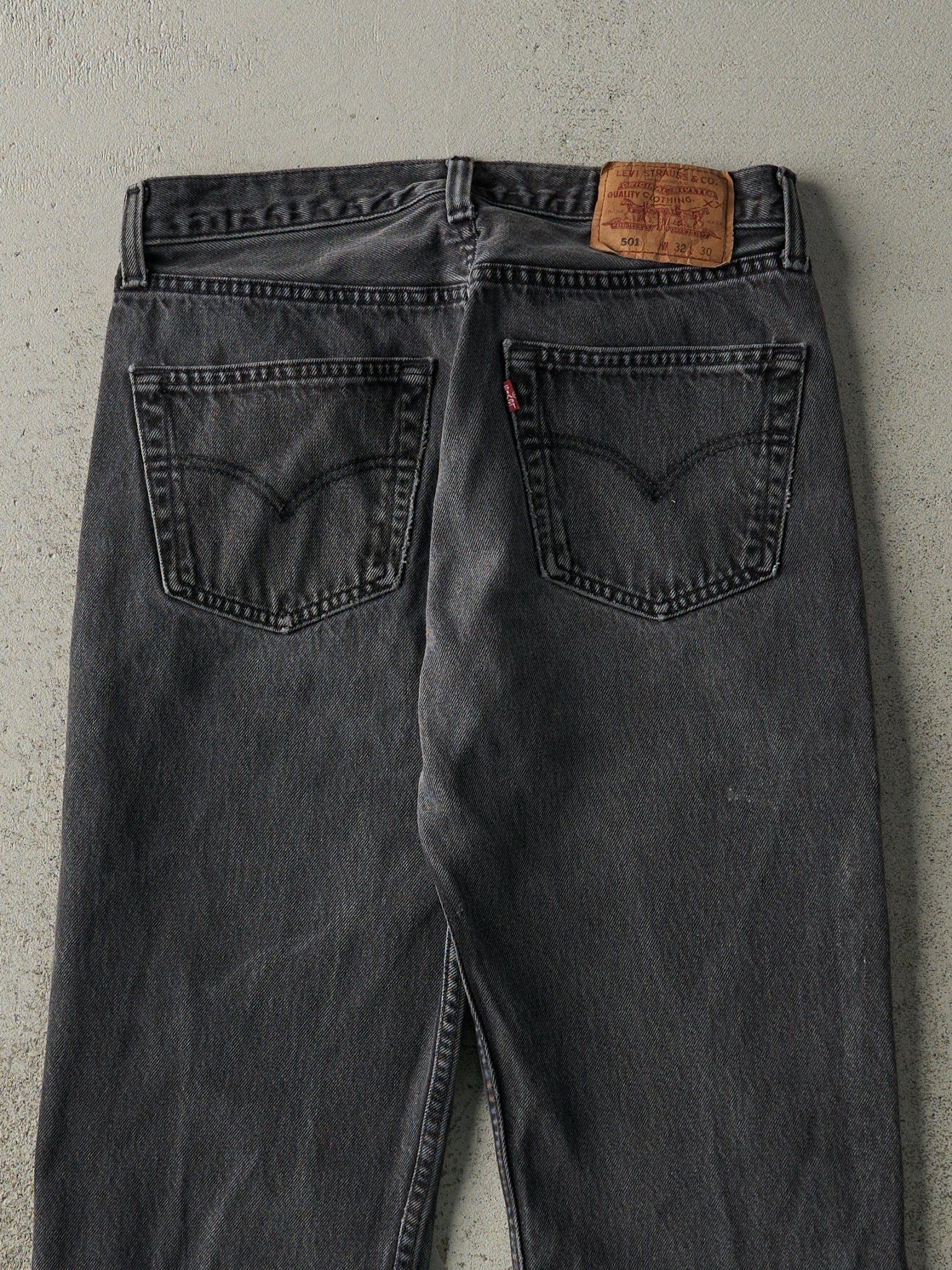 Vintage 90s Black Levi's 501 Denim Pants (30x29)