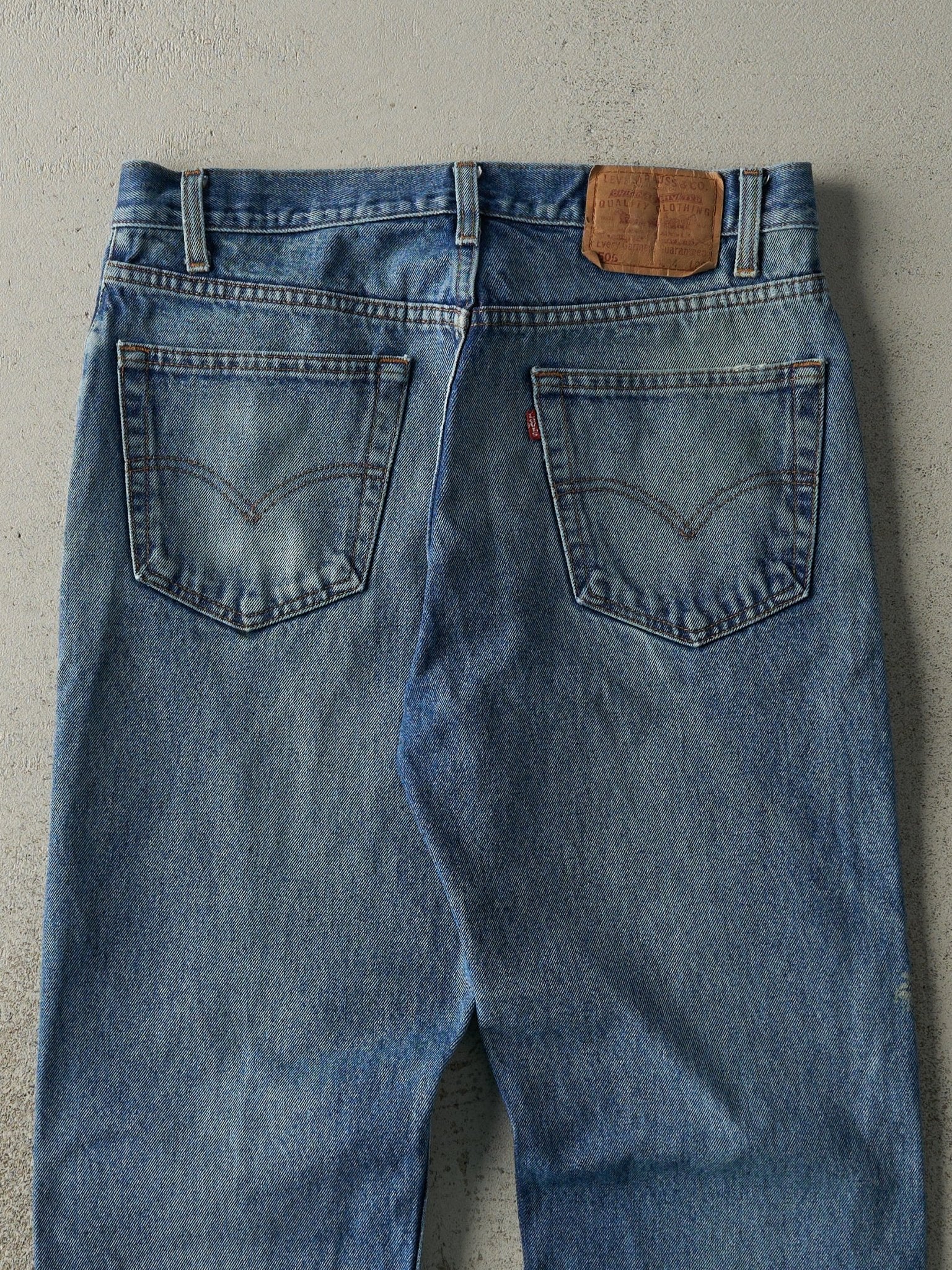 Vintage 80s Mid Wash Levi's 505 Jeans (33x26.5)
