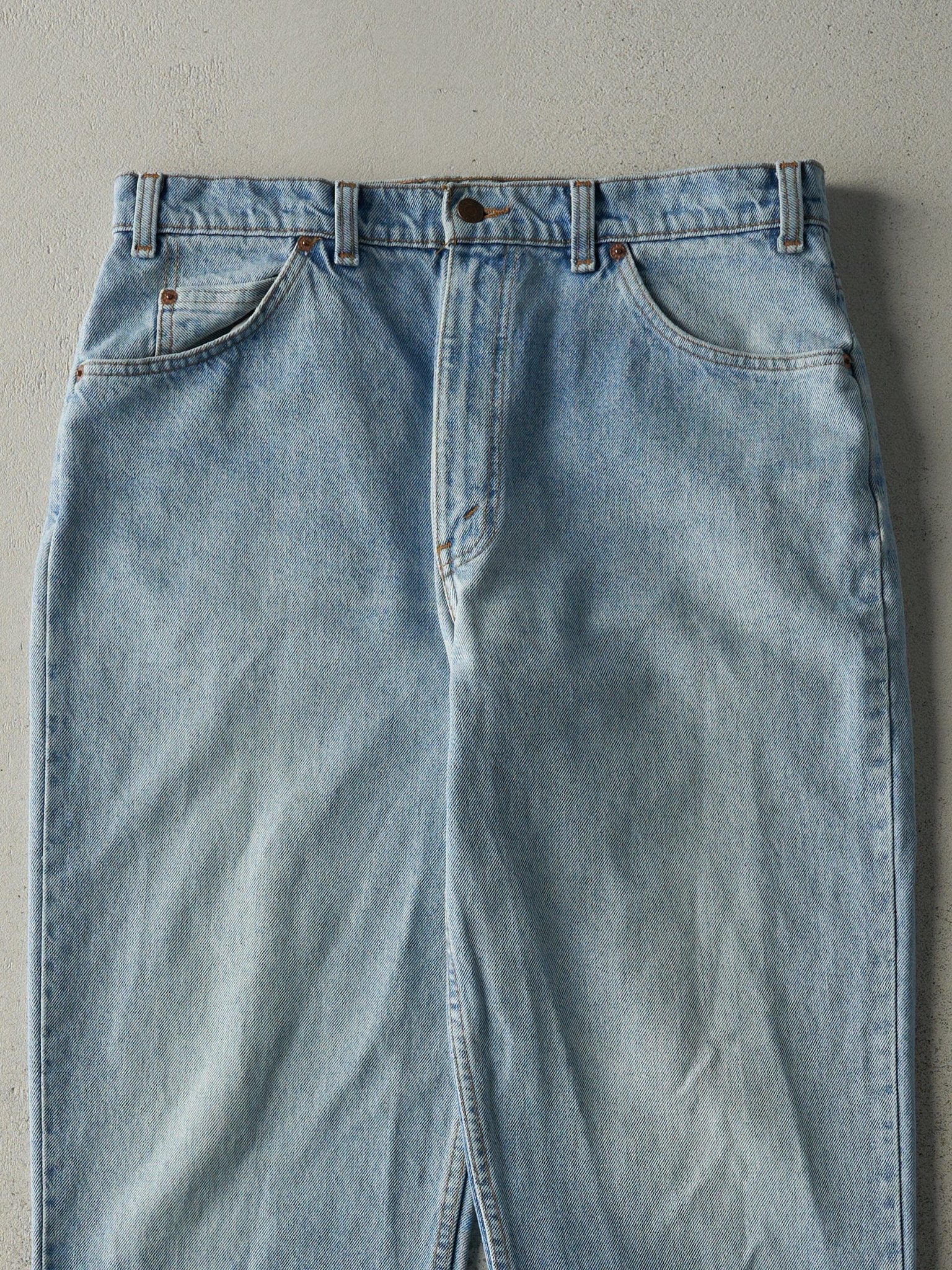 Vintage 80s Light Wash Levi's 634 Orange Tab Jeans (34x32)