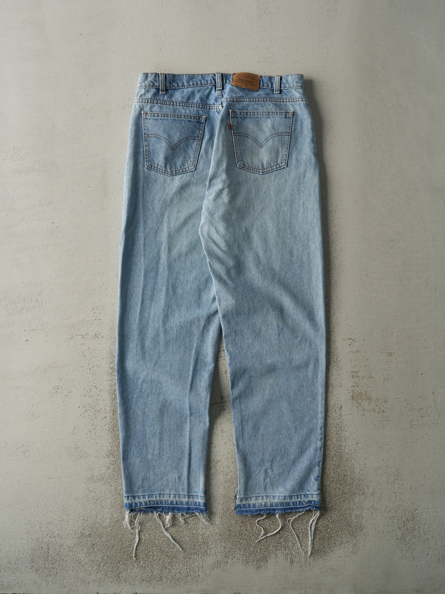 Vintage 80s Light Wash Levi's 634 Orange Tab Jeans (34x32)