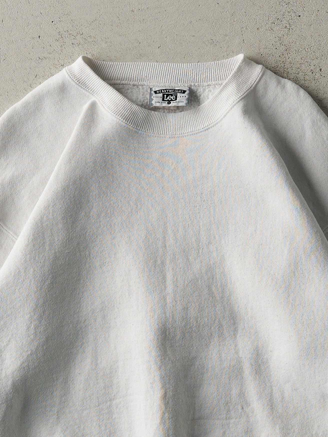 Vintage Y2K White Blank Crewneck (M)