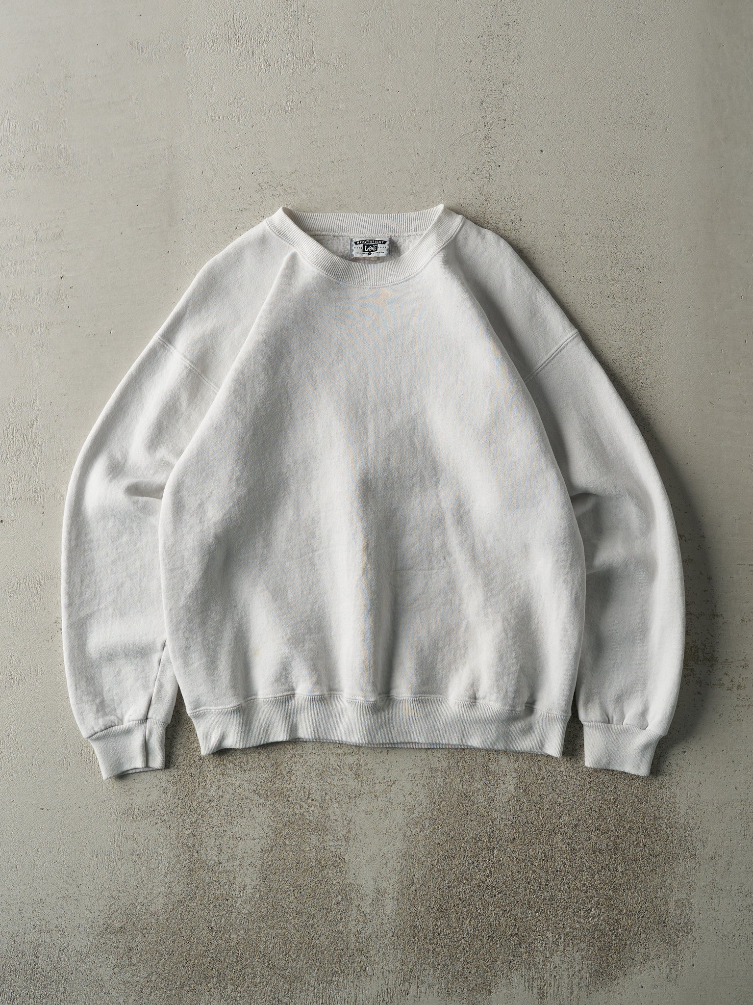 Vintage Y2K White Blank Crewneck (M)