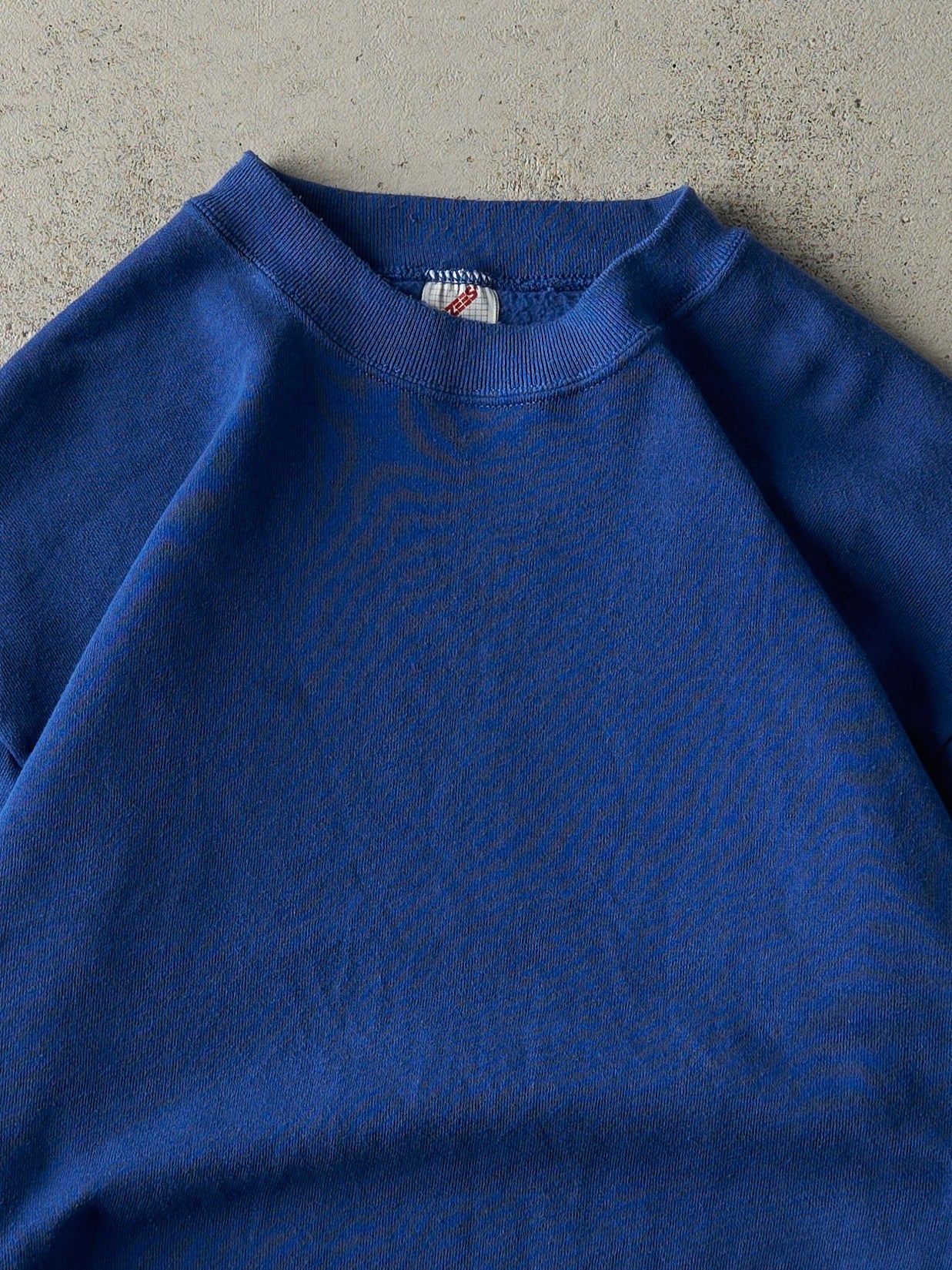 Vintage 90s Royal Blue Blank Crewneck (M)