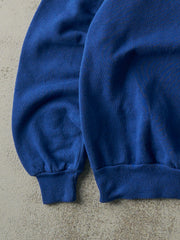 Vintage 90s Royal Blue Blank Crewneck (M)