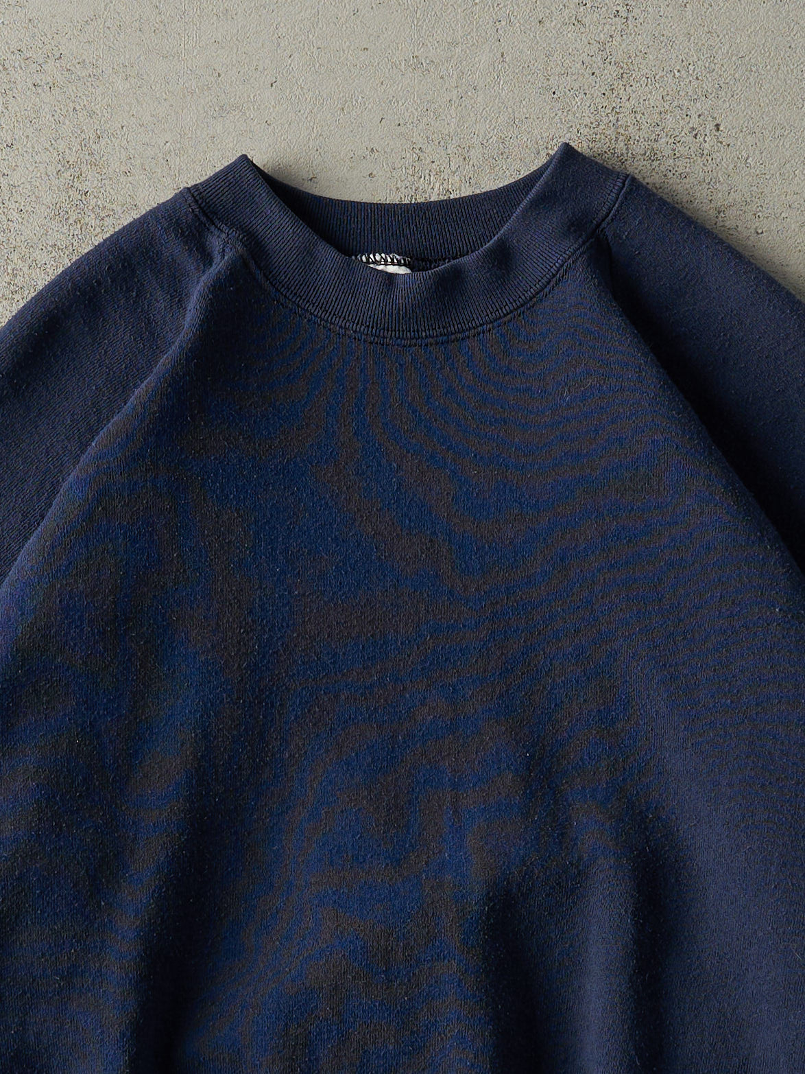 Vintage 80s Navy Blue Blank Crewneck (M)