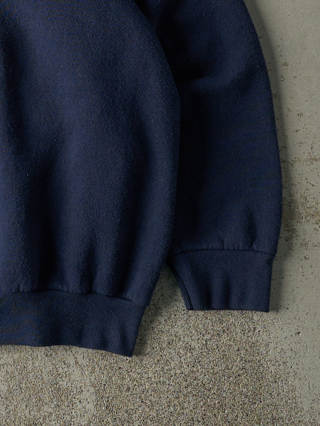 Vintage 80s Navy Blue Blank Crewneck (M)