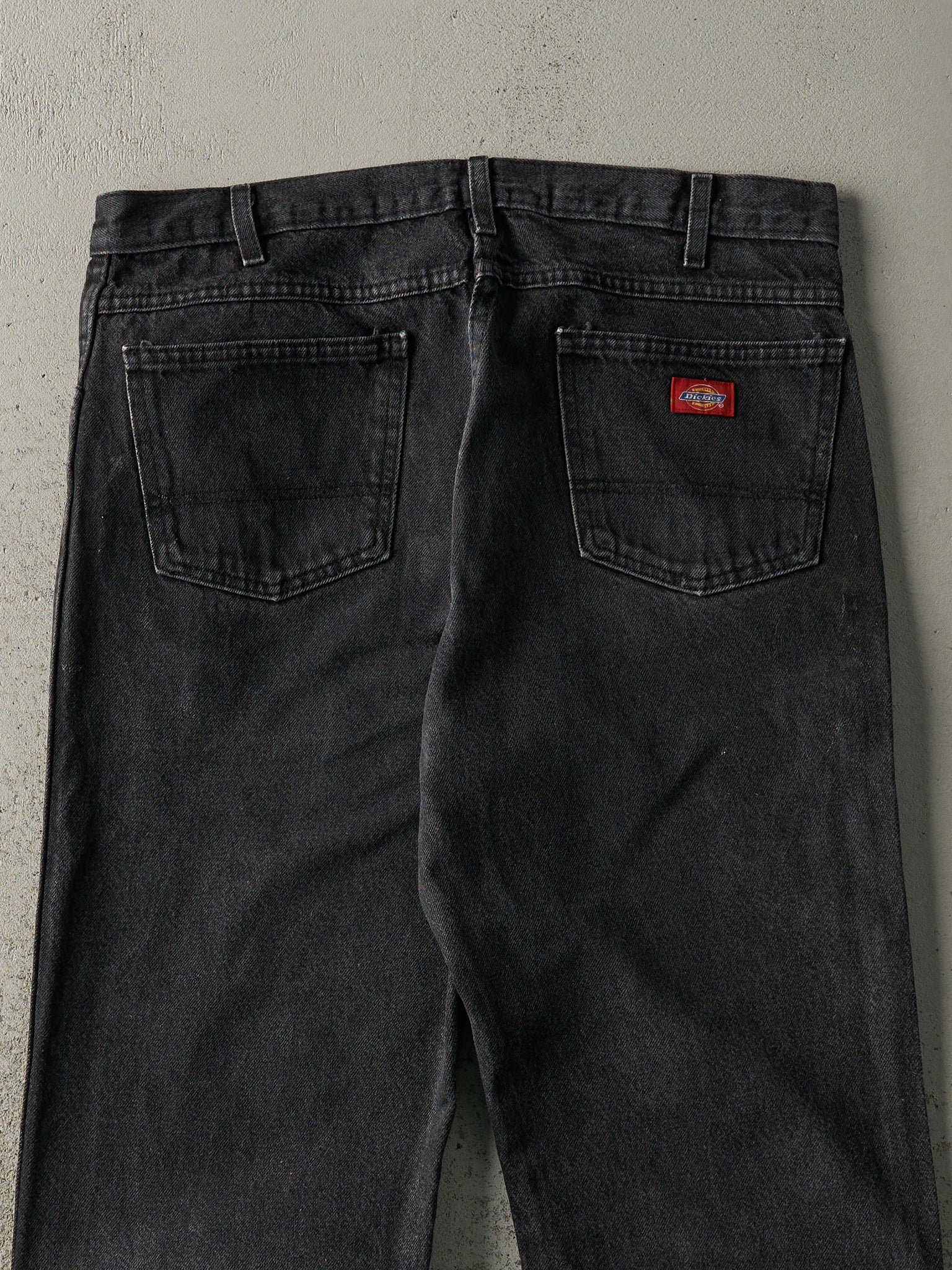 Vintage 90s Faded Black Dickies Denim Pants (36x30)