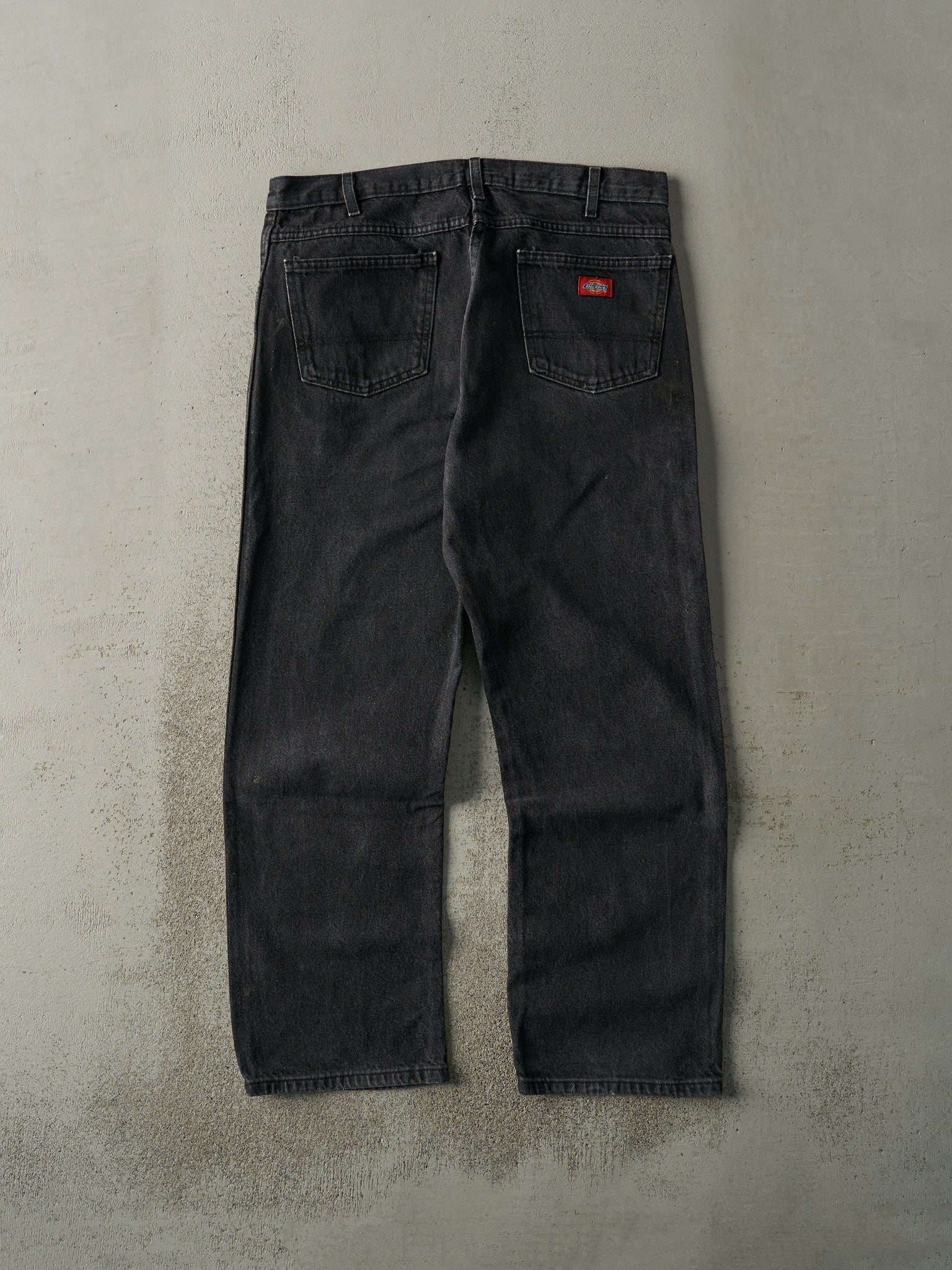 Vintage 90s Faded Black Dickies Denim Pants (36x30)