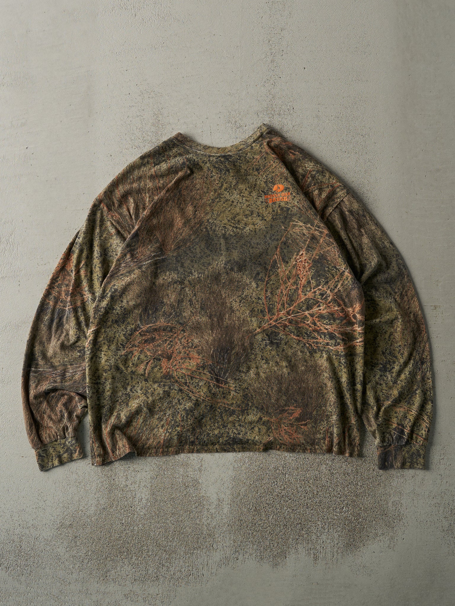 Vintage Y2K Mossy Oak Brush Camo Long Sleeve (L)