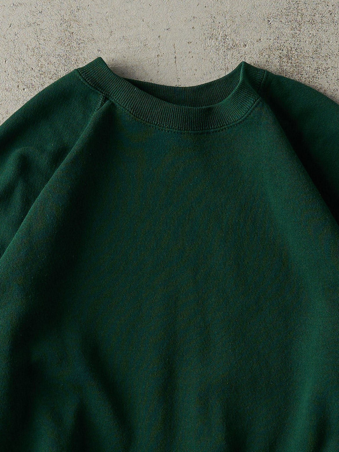Vintage 80s Forest Green Blank Crewneck (M)
