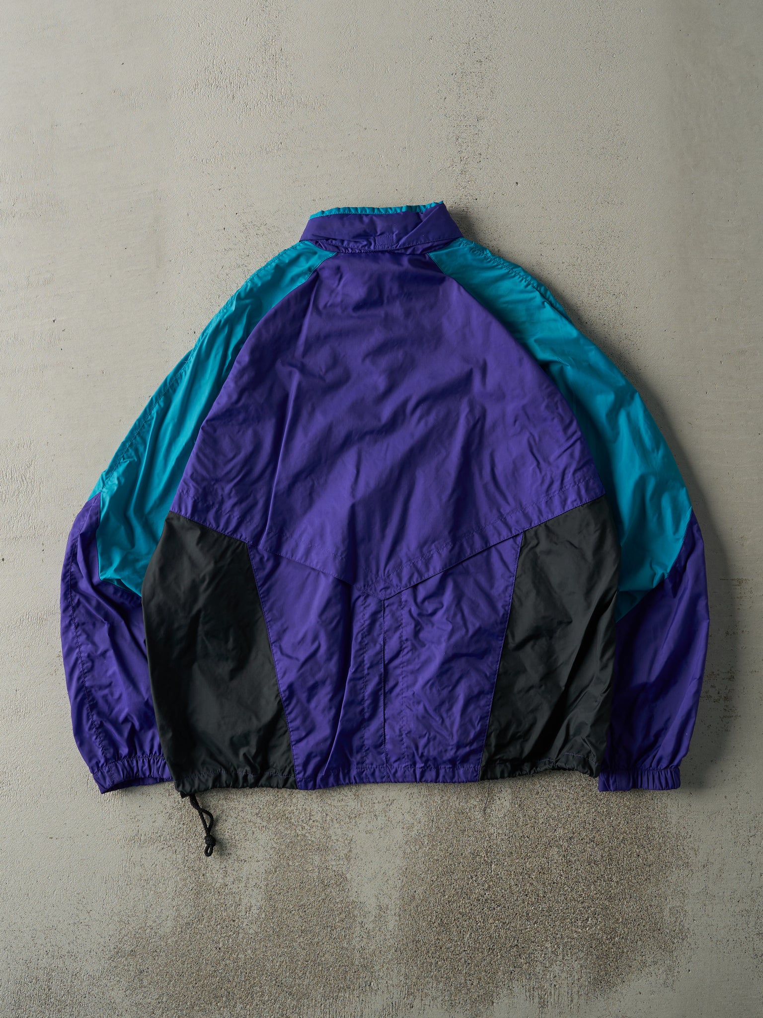 Vintage 80s Teal, Purple & Black Nike Windbreaker Jacket (M)