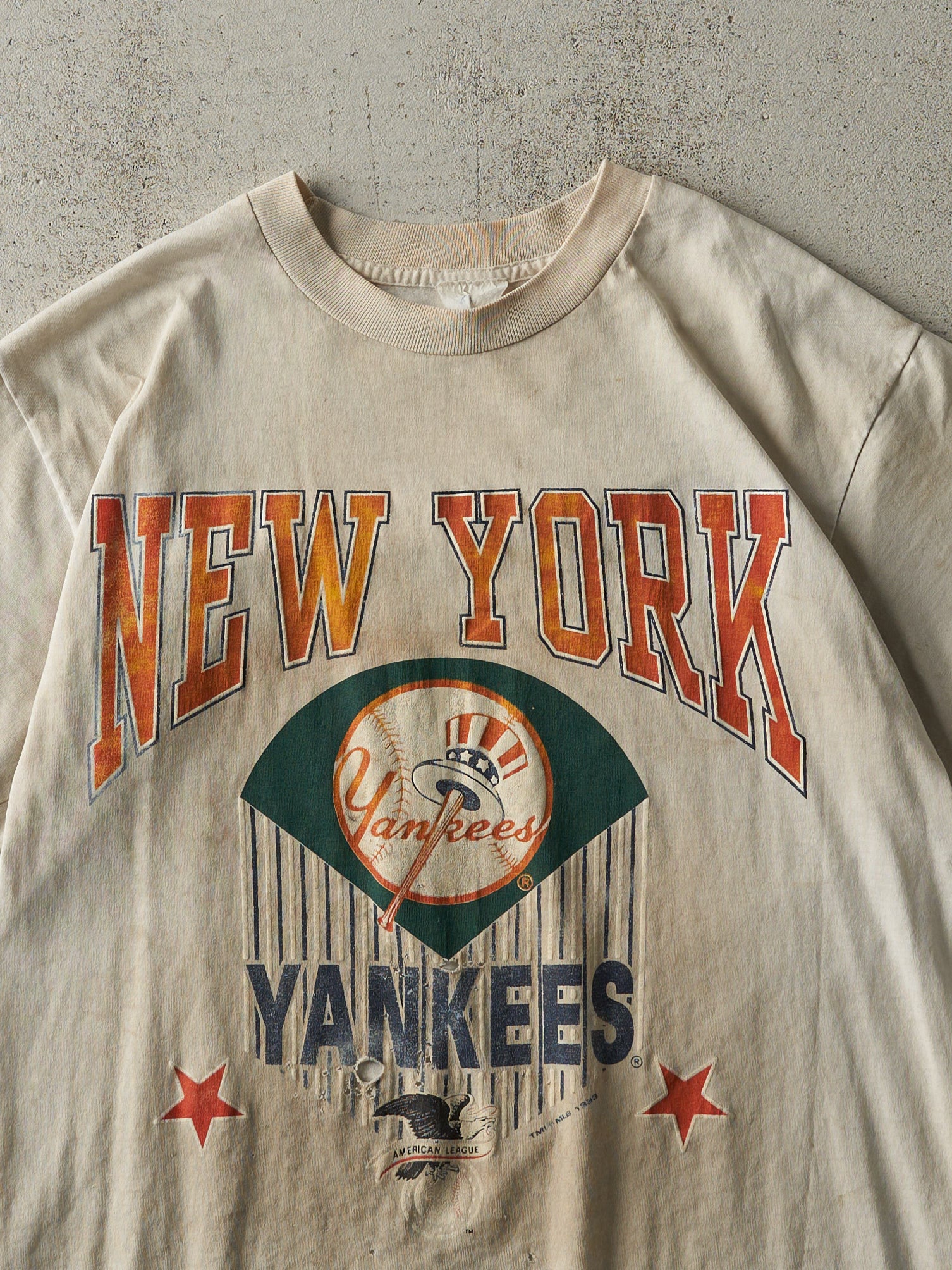 Vintage 93'  New York Yankees Single Stitch Tee (S)