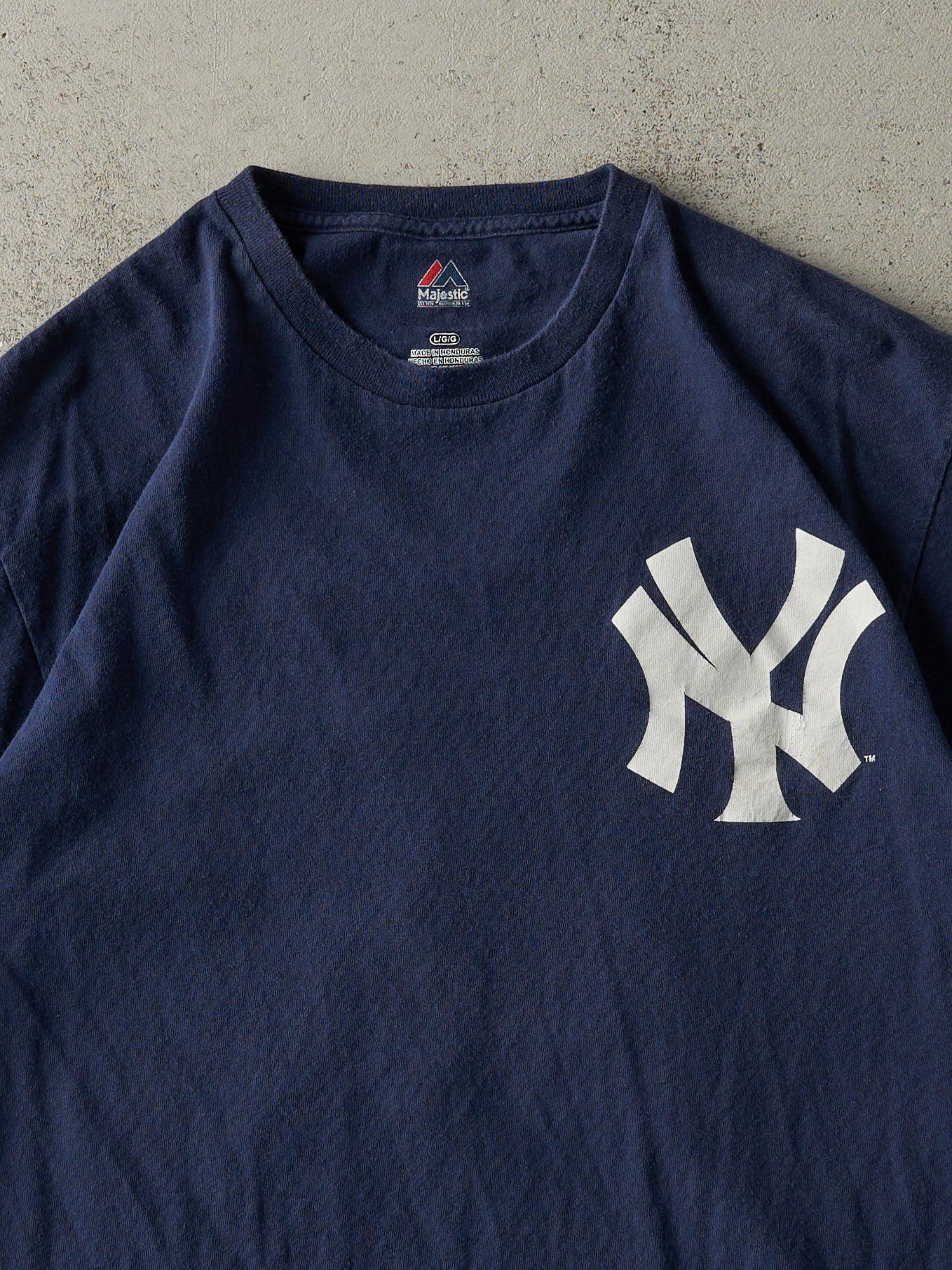 Vintage Y2K Navy Blue New York Yankees 46 Andy Pettitte Player Tee (M)